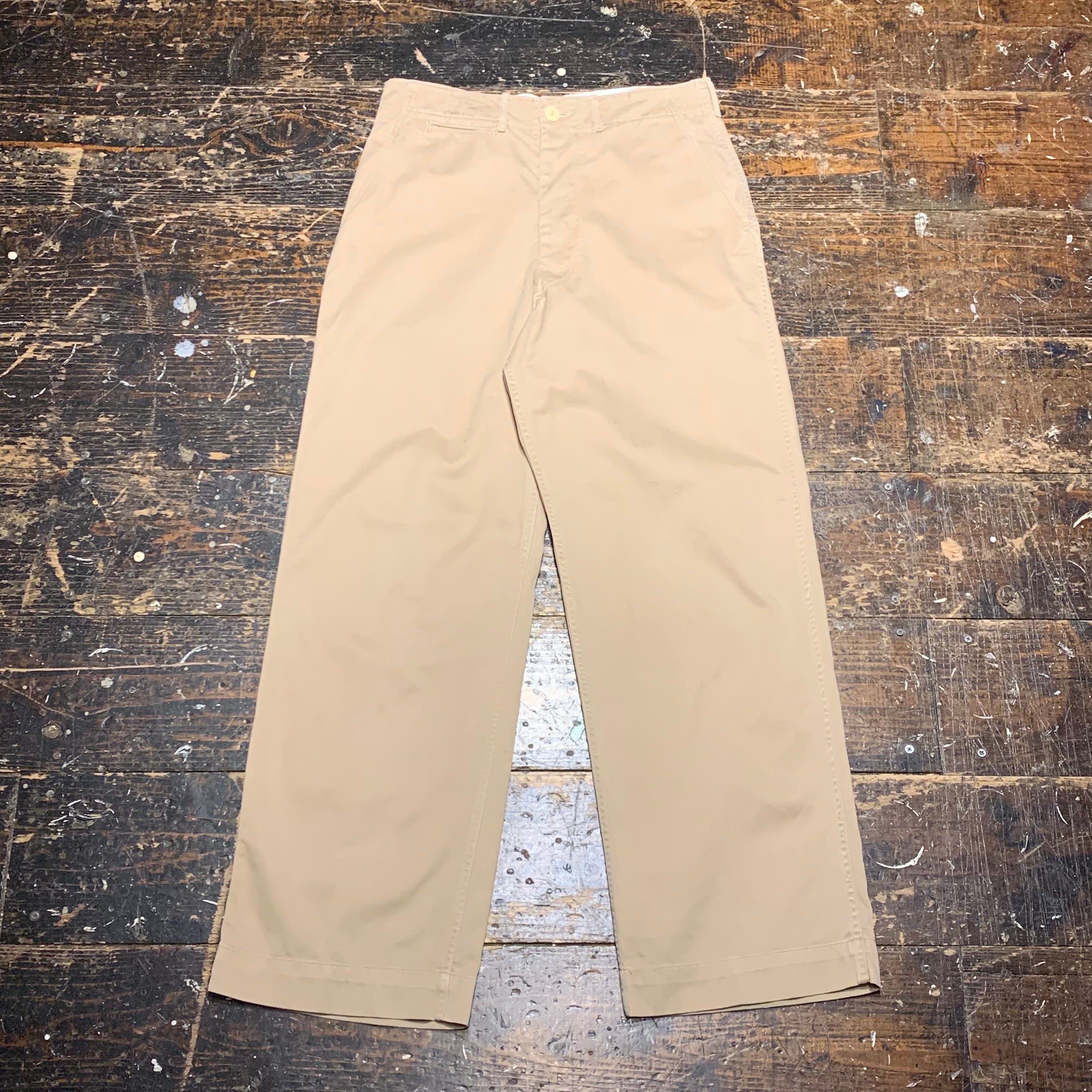 1940s U.S.ARMY chino trousers 41 khaki 1940年代 アメリカ軍 41