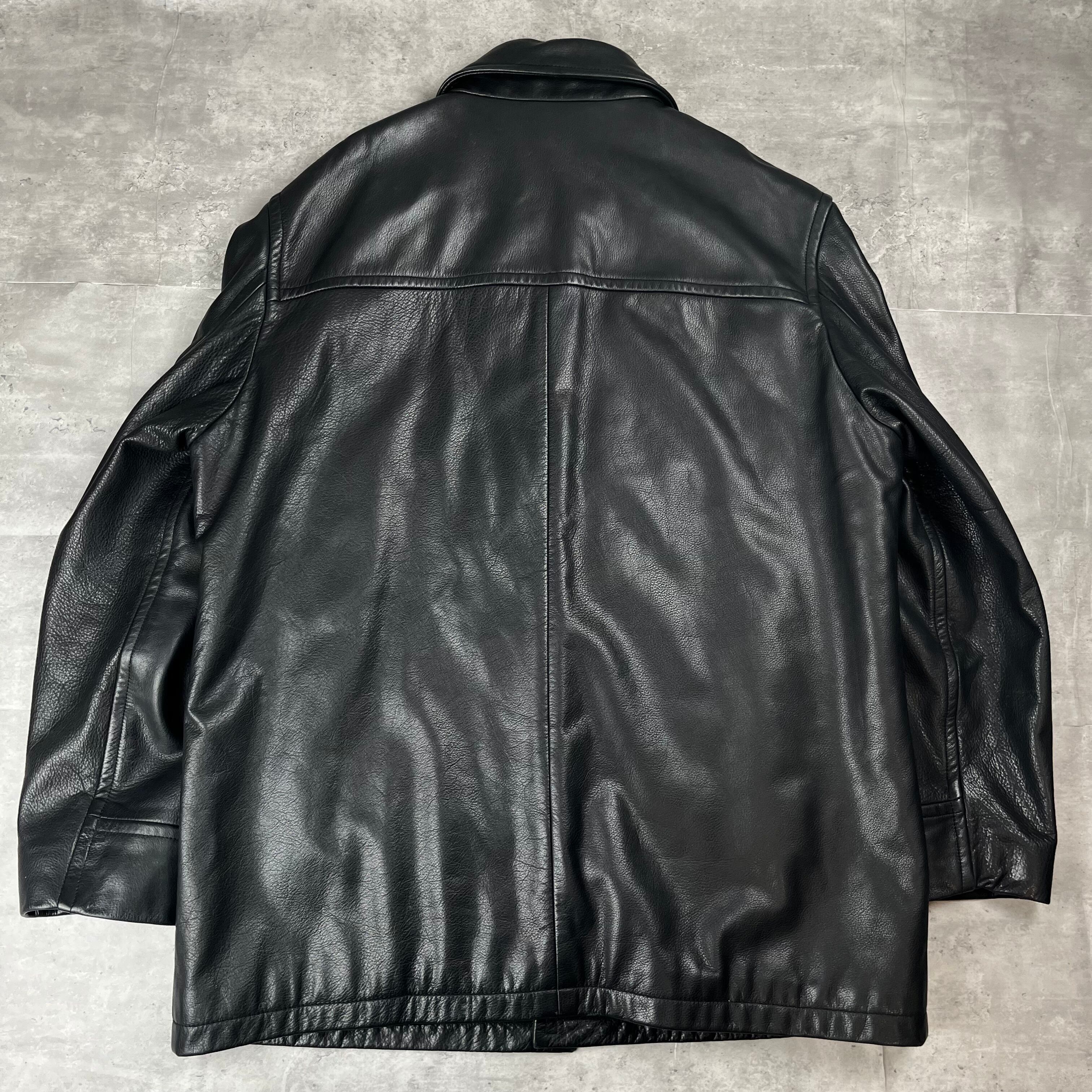 野村訓市愛用old GAPカーコート レザージャケットM/M OLD GAP レザーカー