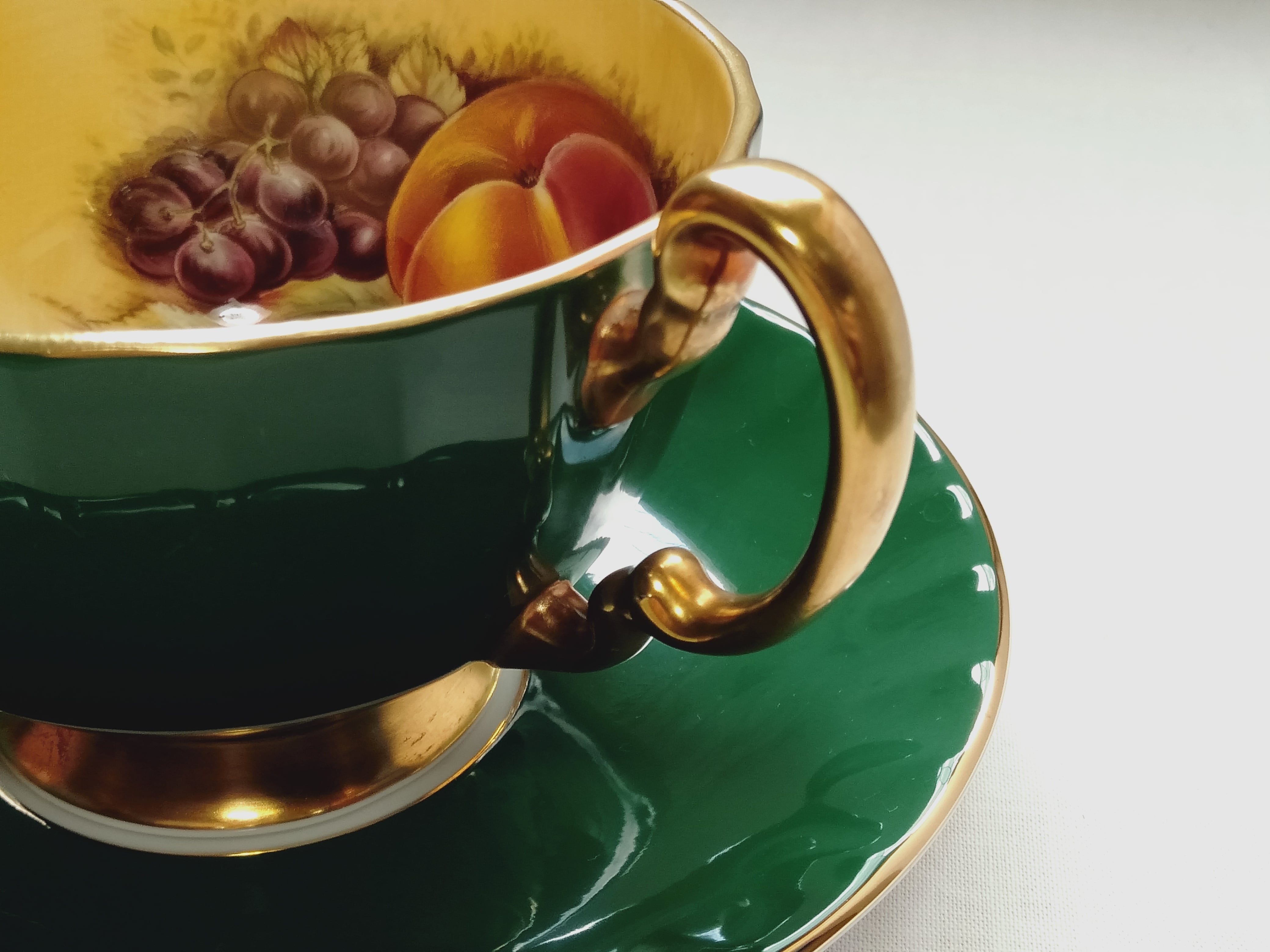 AYNSLEY エインズレイ オーチャードゴールド 花瓶 高さ16cm フラワー