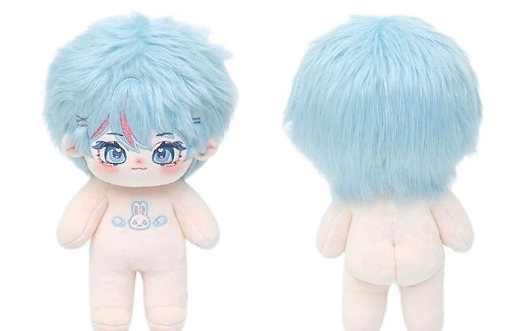 20cm 無属性ぬいぐるみ 出生証明書付 コットン ドール 無属性