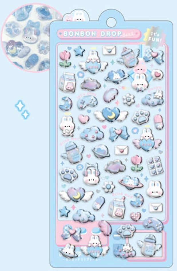 送料無料 ボンボンドロップシール qli_81181_81184 クーリア 再入荷