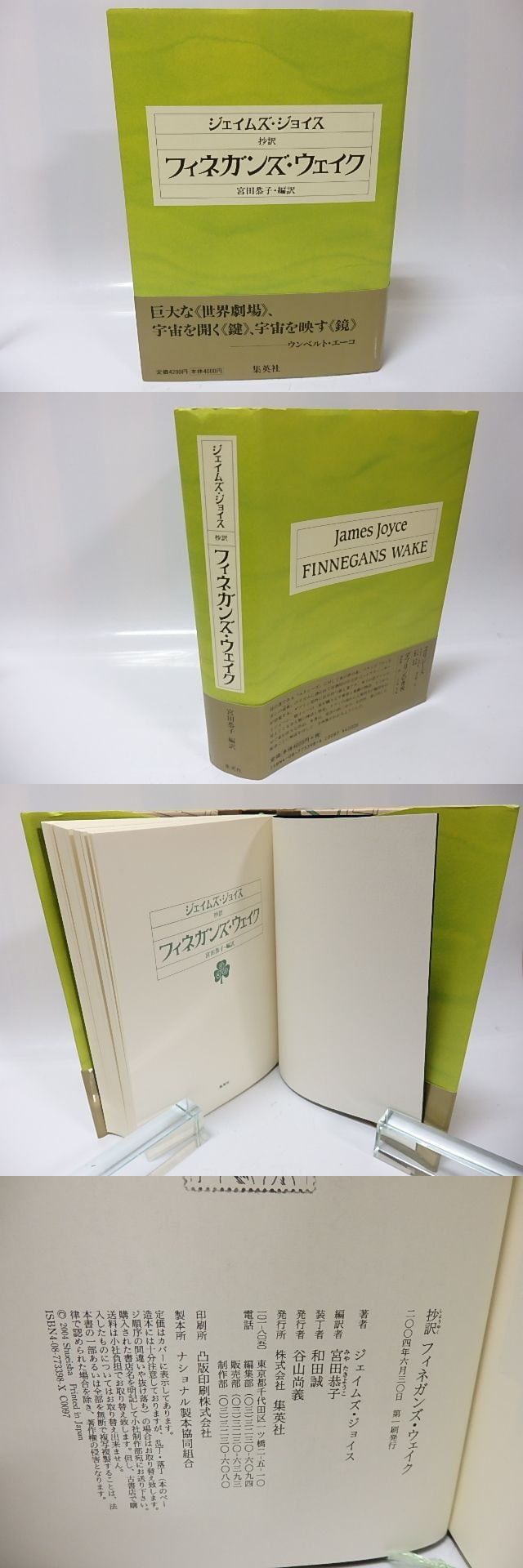 抄訳 フィネガンズ・ウェイク / ジェイムズ・ジョイス 宮田恭子訳