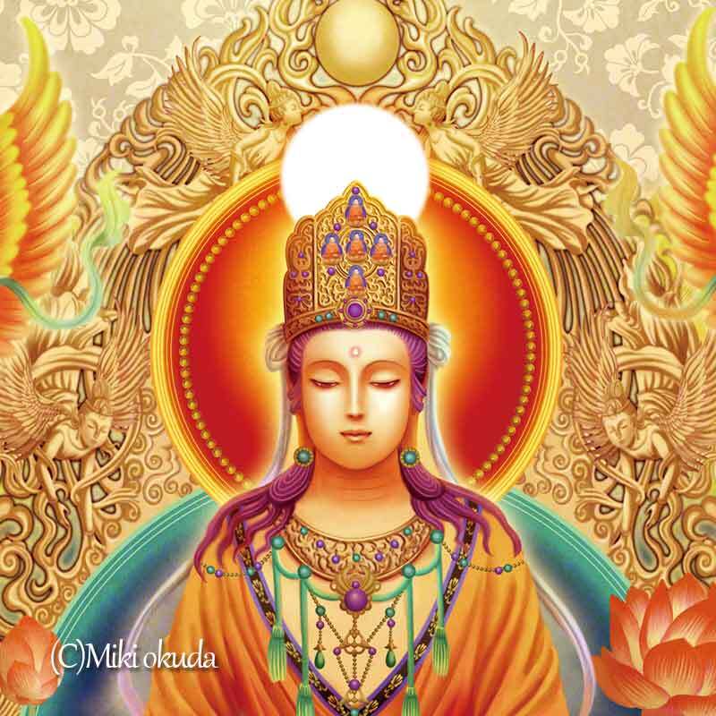 阿弥陀如来】Mサイズ（424㎜×545㎜）│開運仏画・ジクレー版画│日本の