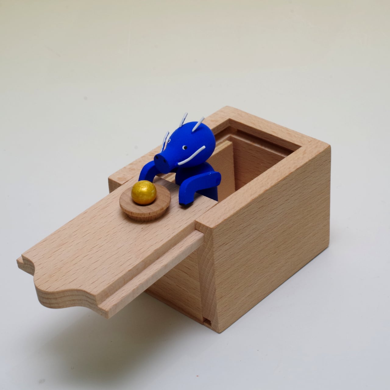 十二支のからくりボックス タツ | 木のおもちゃ専門店 おもちゃ箱