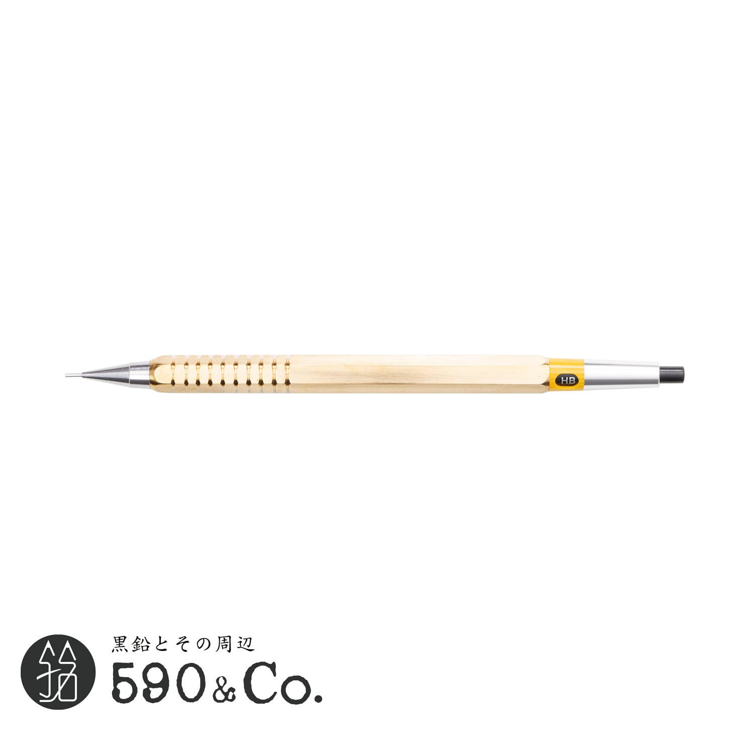 廣瀬鐵筆堂】カスタムPG5・六角軸 (真鍮) | 590&Co.