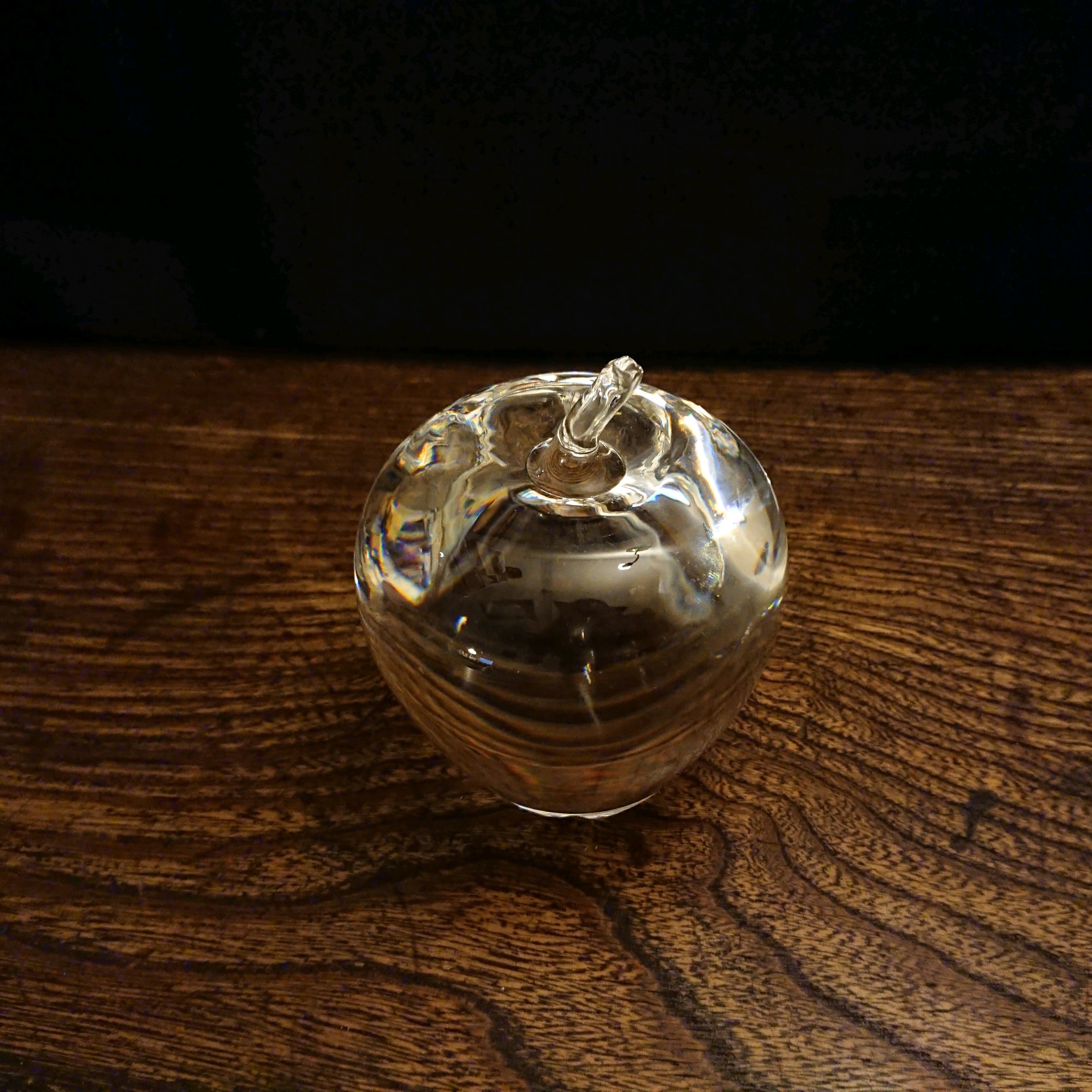 Steuben Glass クリスタルガラス りんご Steuben Glass クリスタル