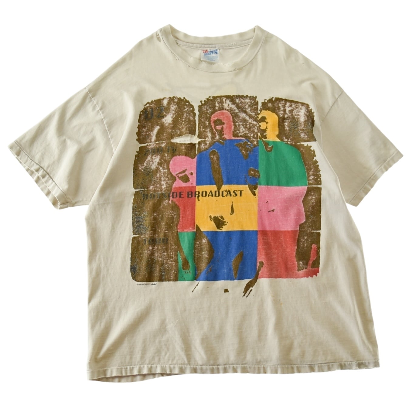 llica Hanes製 両面プリント 90s ツアーT バンT llica Hanes製 両面