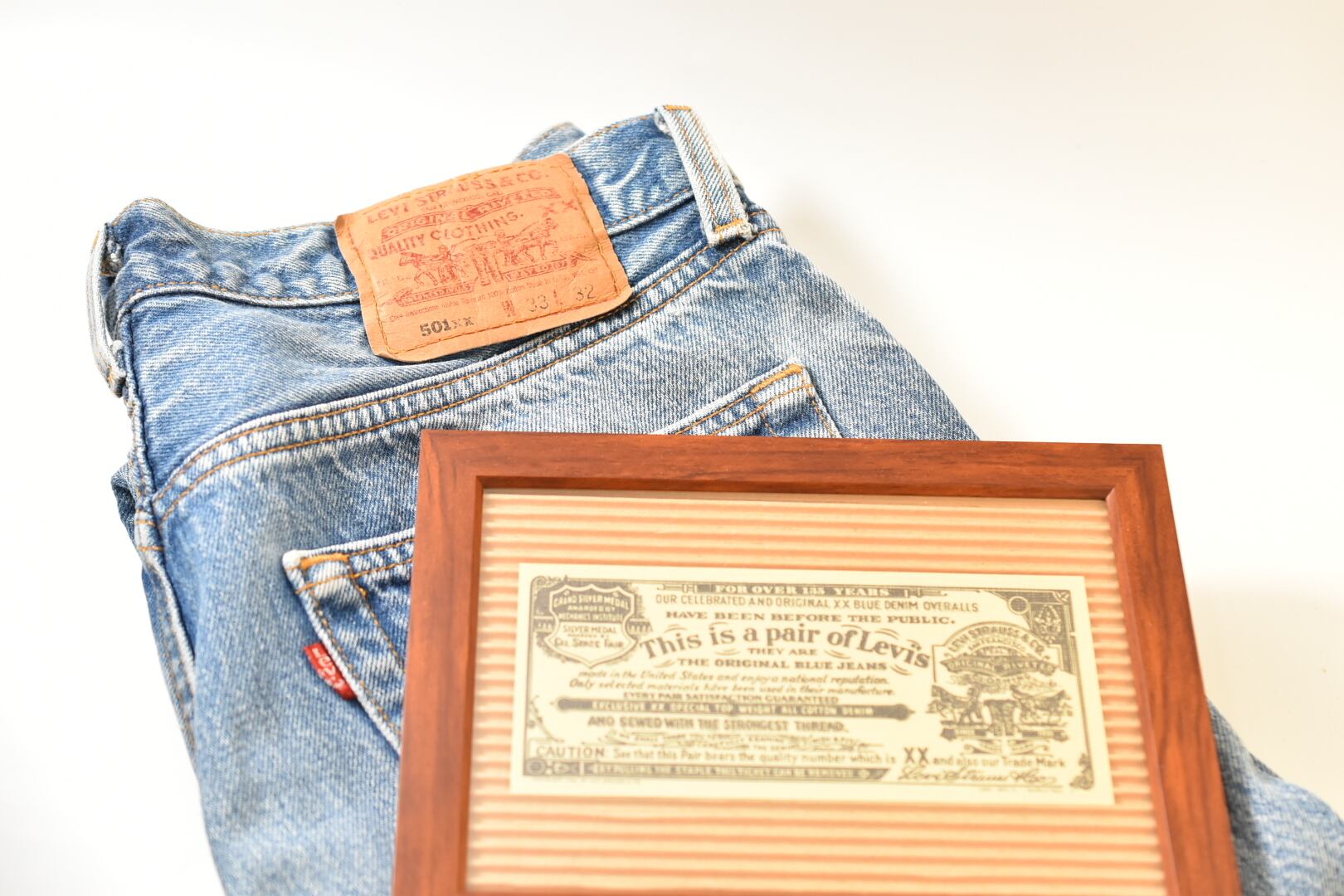 ビンテージ Levi Strauss & Co. GUARANTEE TICKET 135 #4 | Button
