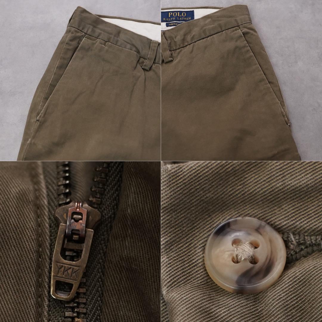 ポロ ラルフローレン W34 ポロチノ チノパン カーキ 古着 14883 | fuufu
