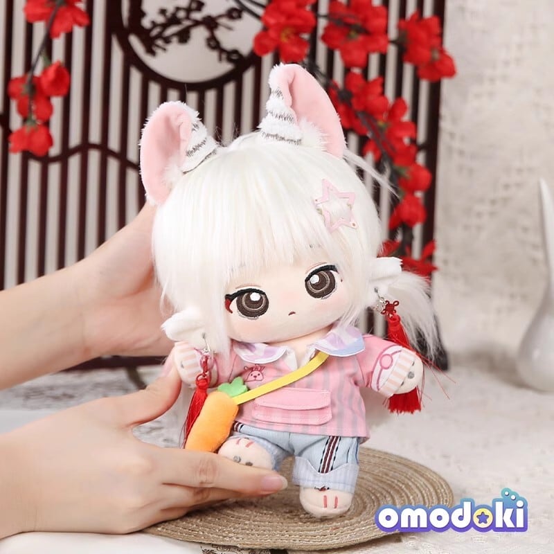 着せ替えぬいぐるみ 「お菓子・伏苓」オリジナル 刺繍工芸 無属性 20cm