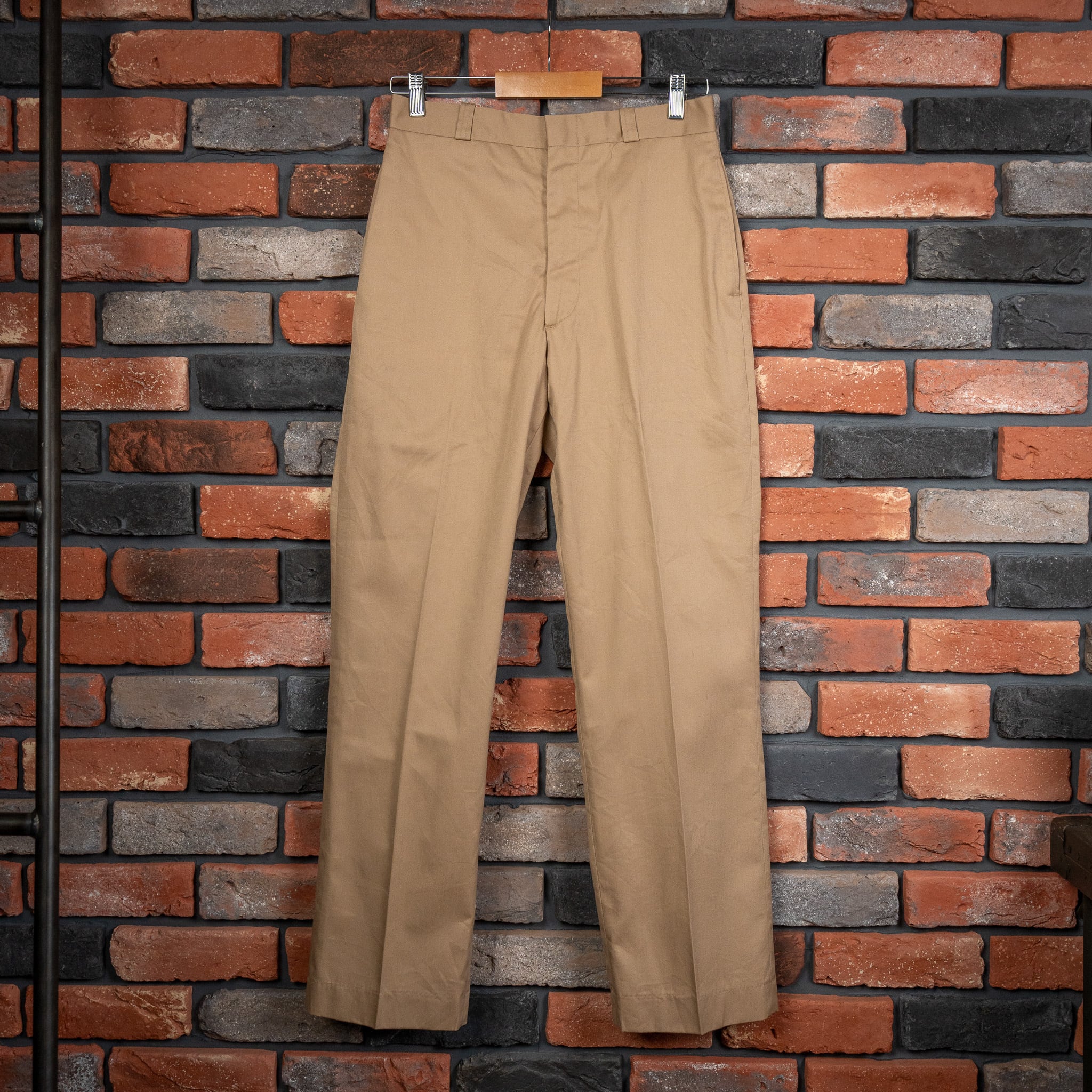 W31】U.S.ARMY 70s TAN 445 Durable Pres Chino Trousers 実物