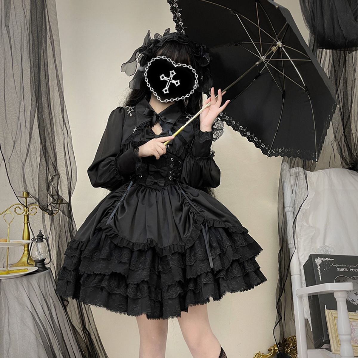ゴシック十字コルセットJSKセット | Maiden's Rêve