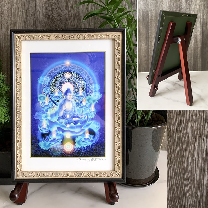 普賢菩薩】SSサイズ（210㎜×285㎜）開運仏画・ジクレー版画│日本の