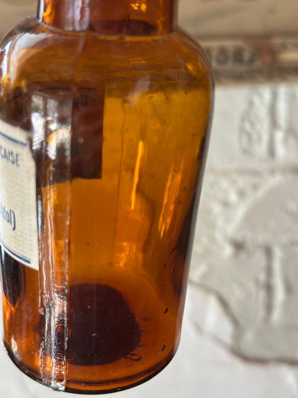 薬品瓶 コルク付き BÉTOL アンティークボトル | Brocante de La