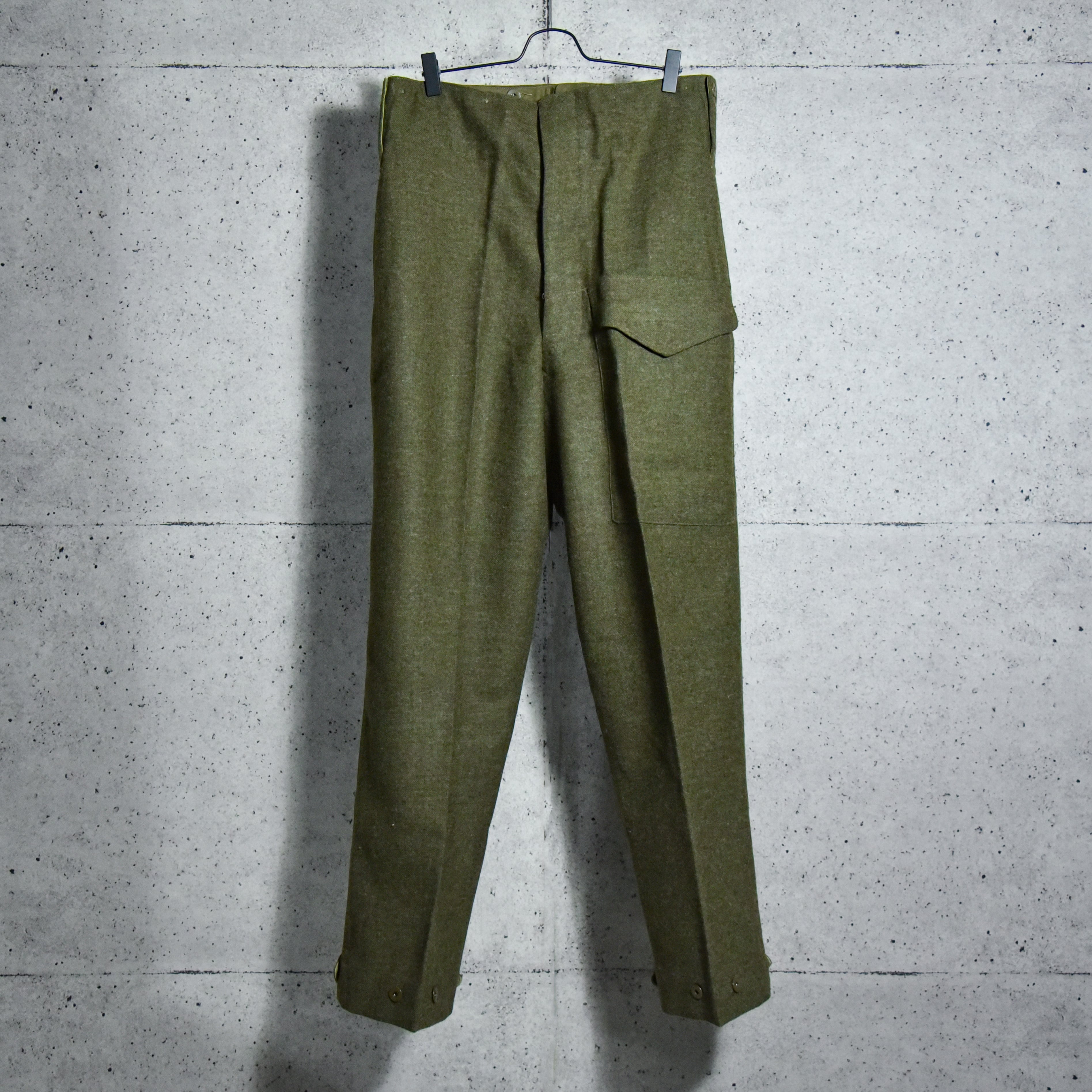 DEAD STOCK】50s Canadian Army Wool Battle Dress Trousers カナダ軍