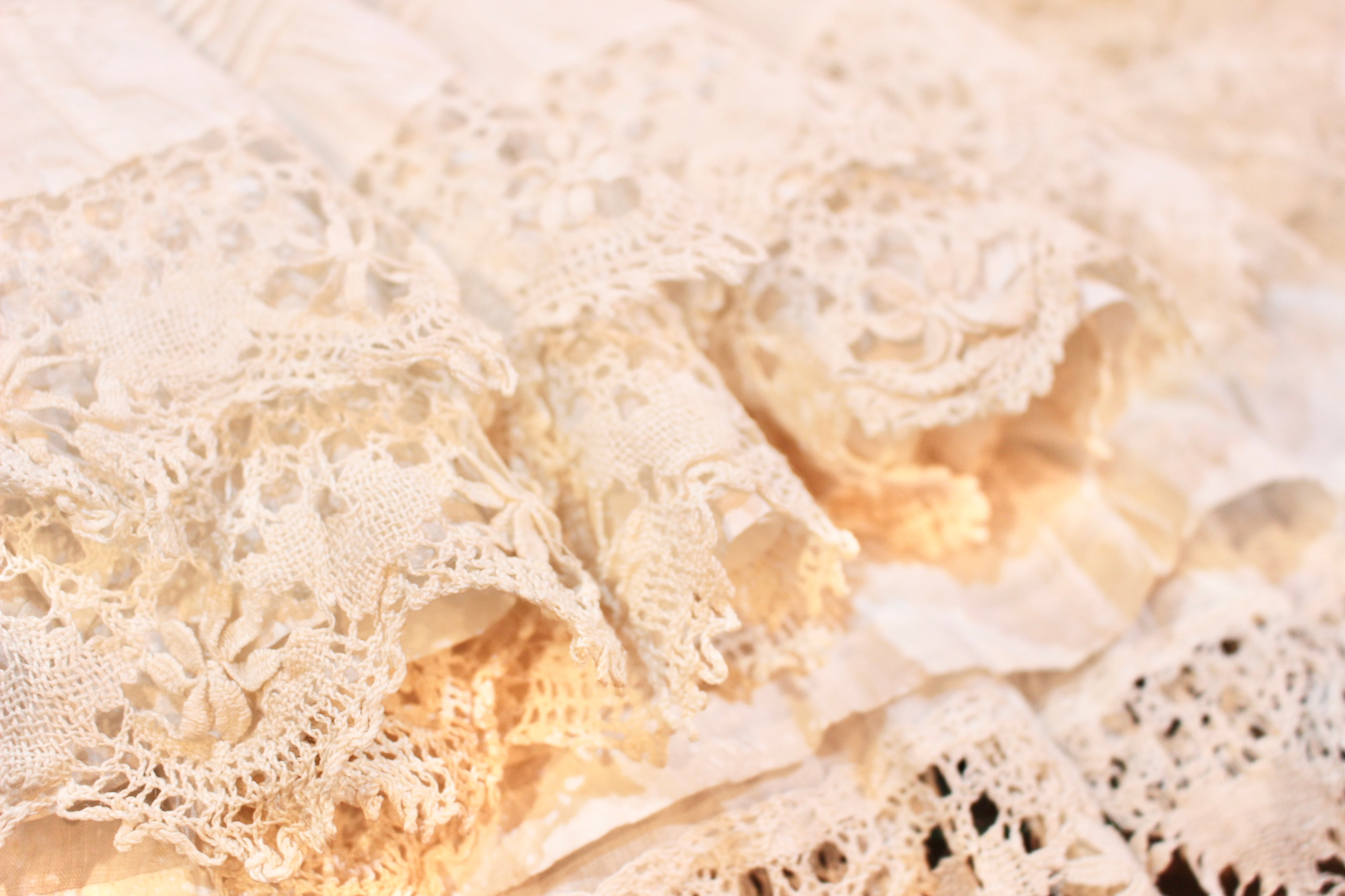 アンティークレースロングスカート | lila