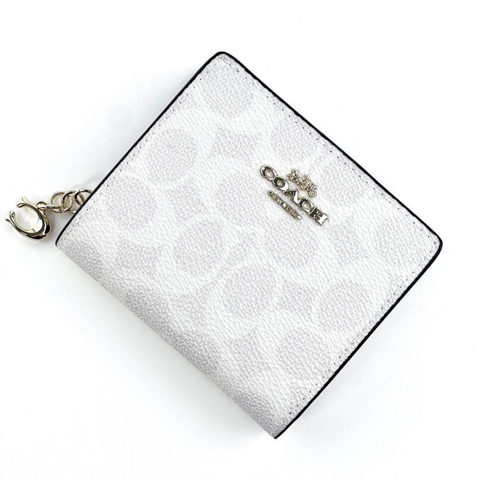 COACH コーチ 財布 折り財ホワイト 新品 未使用 COACH コーチ 財布