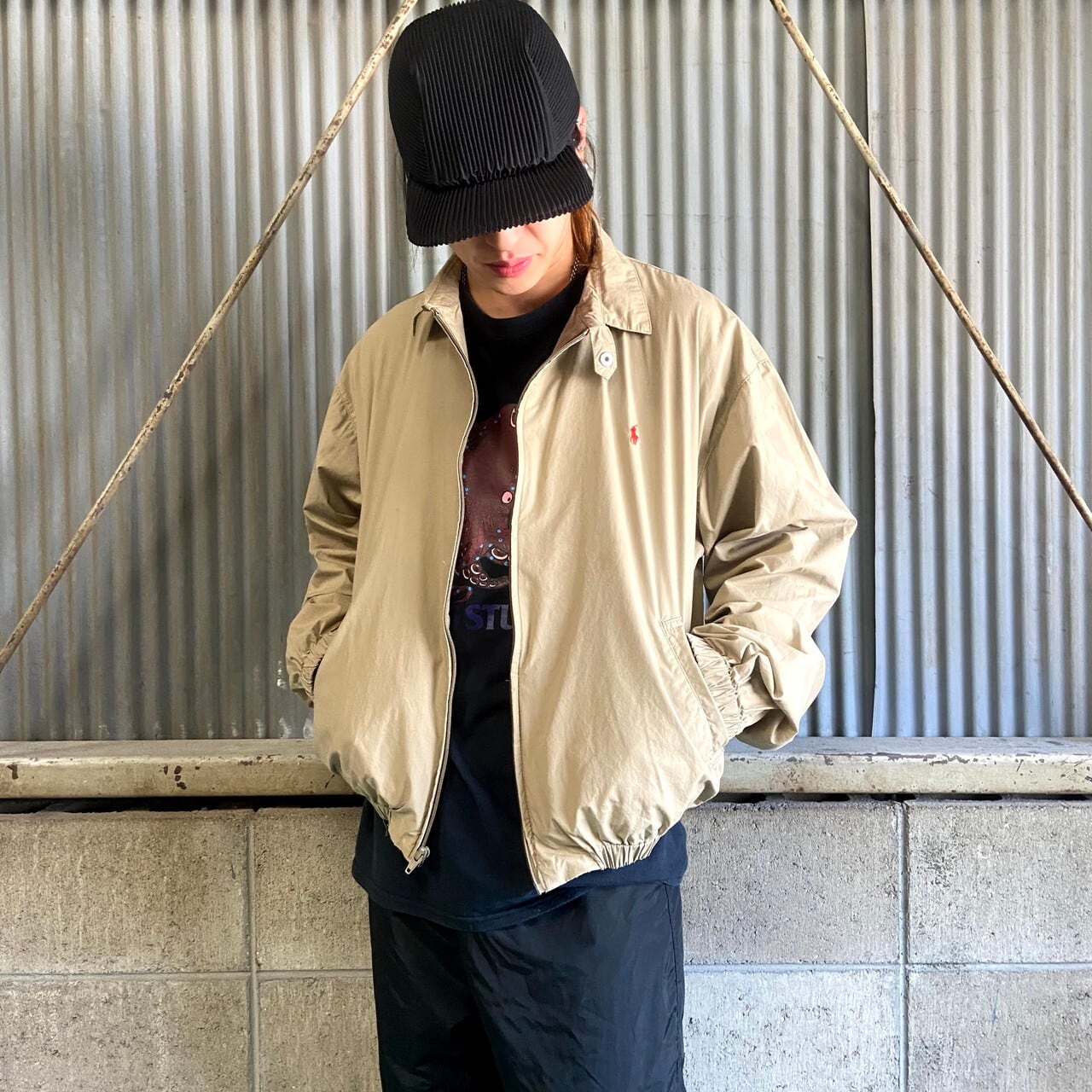 usa製 polo Ralph Lauren スイングトップ短丈ブルゾン