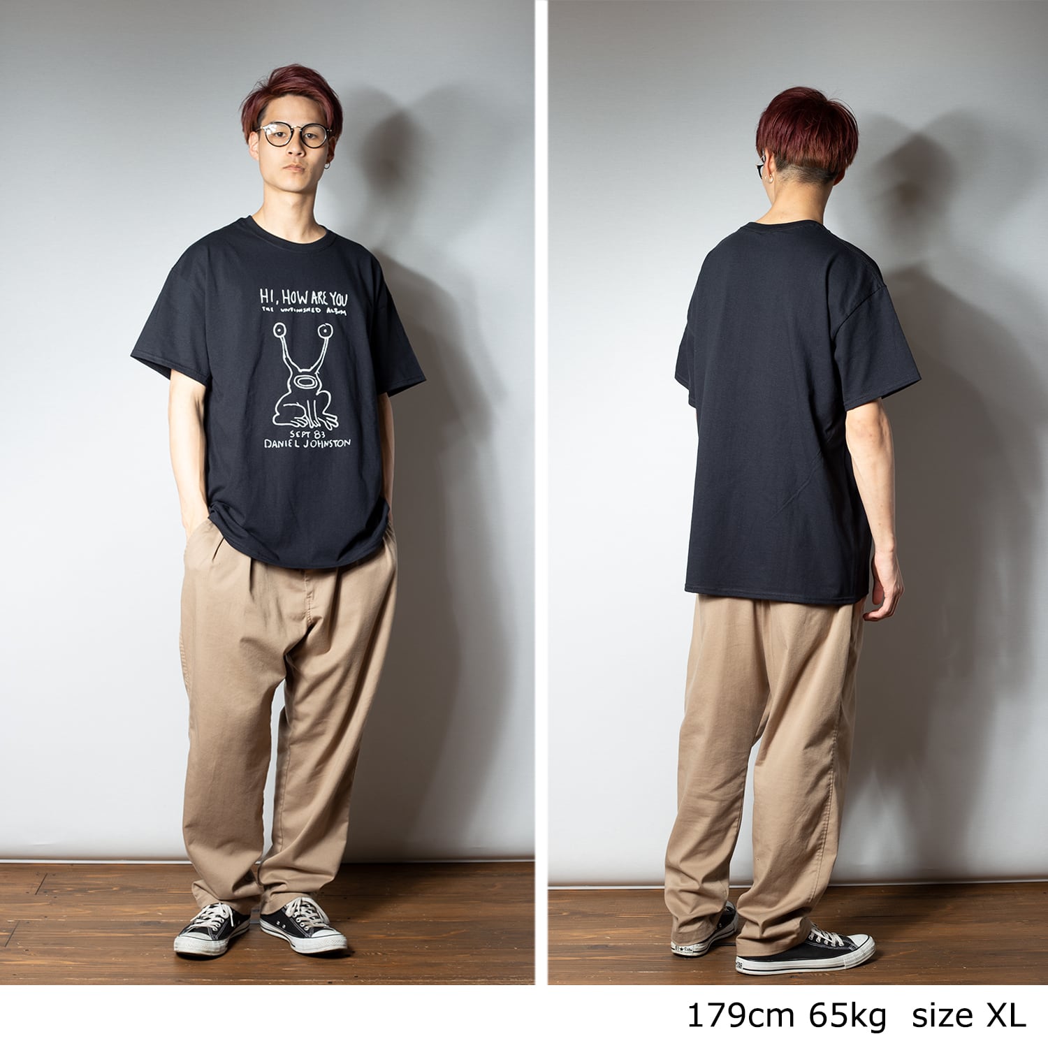 ダニエルジョンストン Tシャツ XL Hanes ダニエルジョンストン Tシャツ