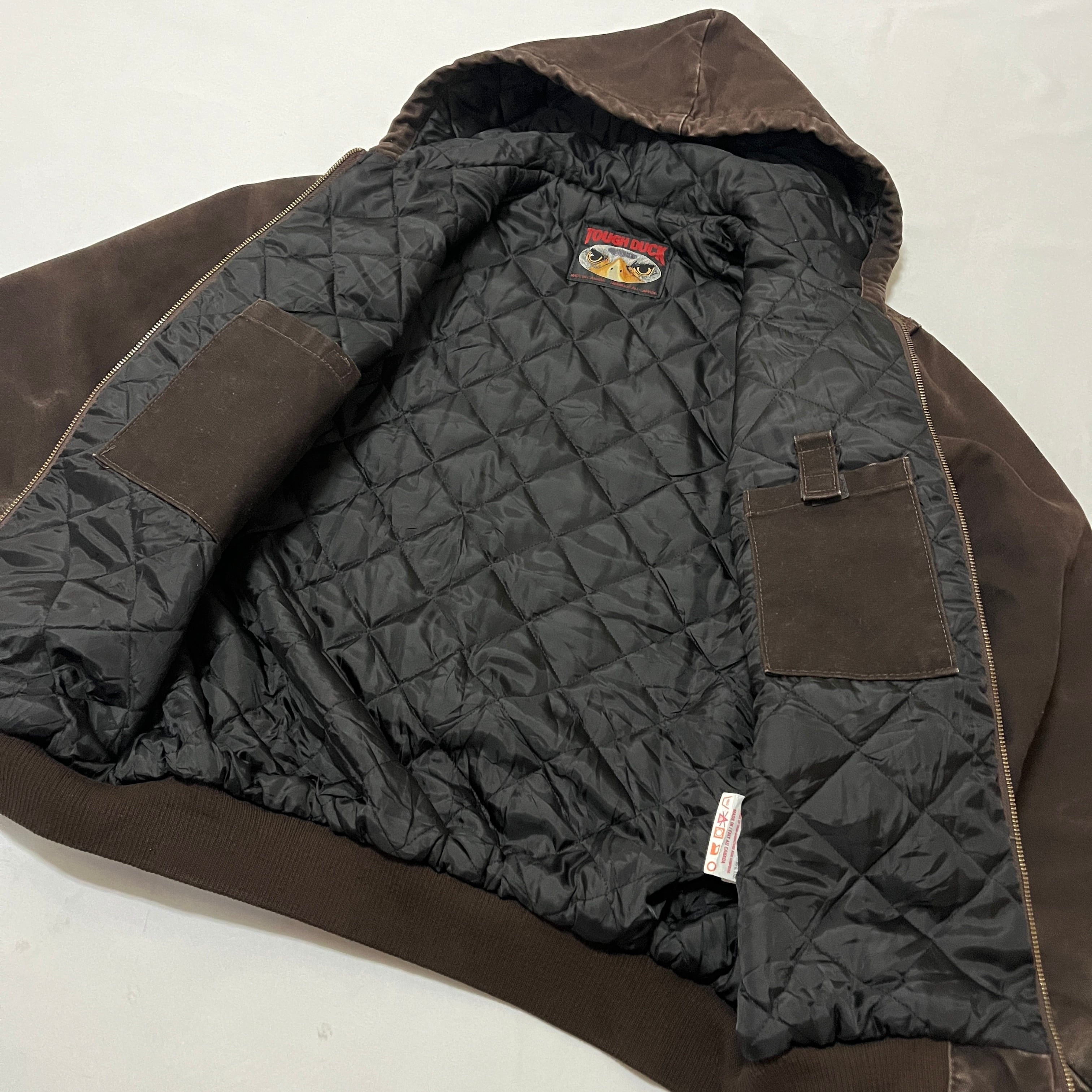 90s カナダ製 TOUGH DUCK アクティブジャケット デザイン ダック
