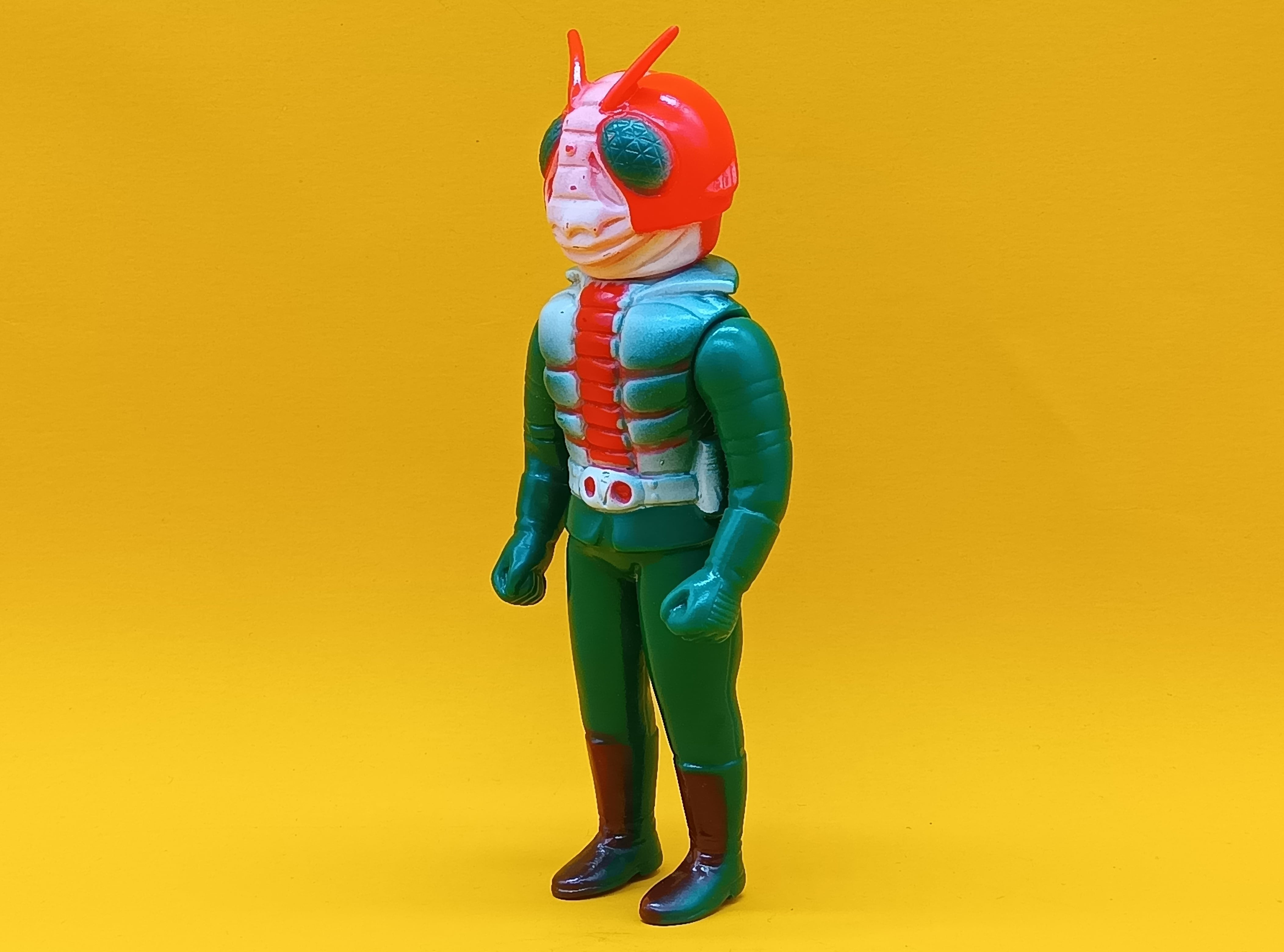 仮面ライダーv3 ソフビ パチ ⚠️当時物・激レア・人気 仮面ライダーV3