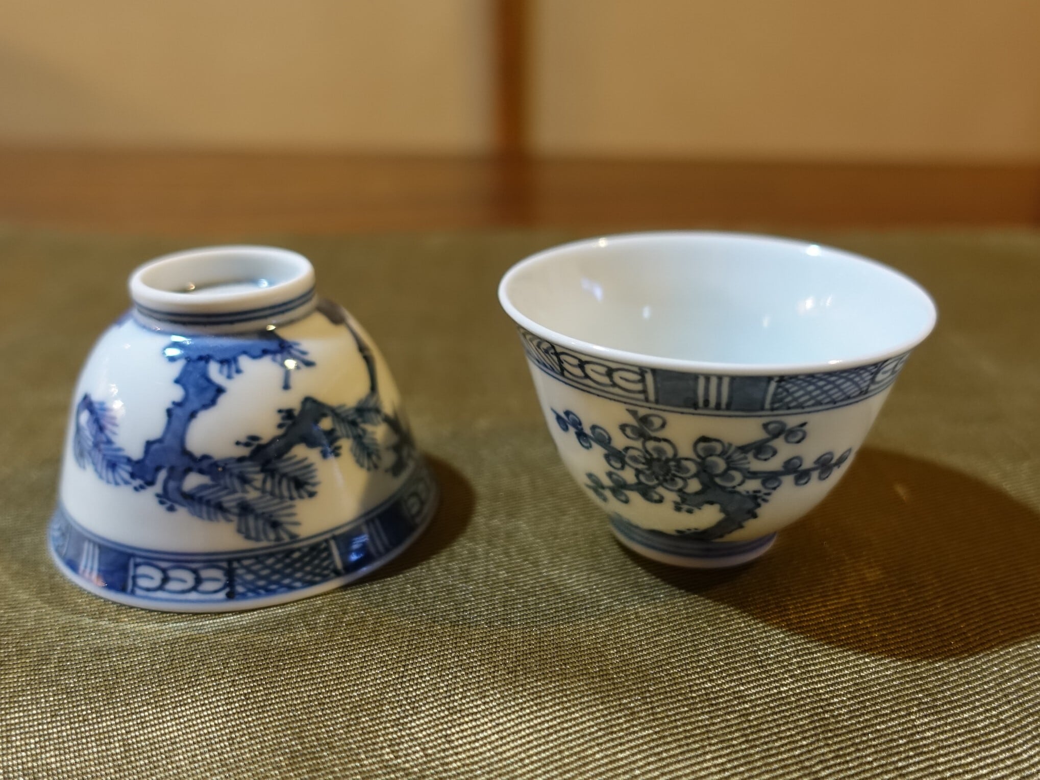 旭亭写し松竹梅小煎茶碗 (瑞古作) 1客 5280円（税込） | 陶点睛かわさき