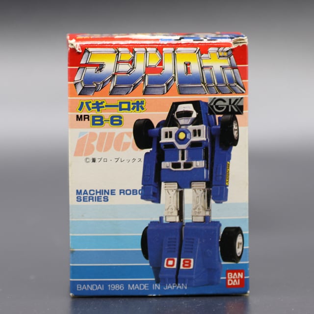 BANDAI☆1986年未使用 マシンロボ ブラックバードロボ J6 BANDAI☆1986