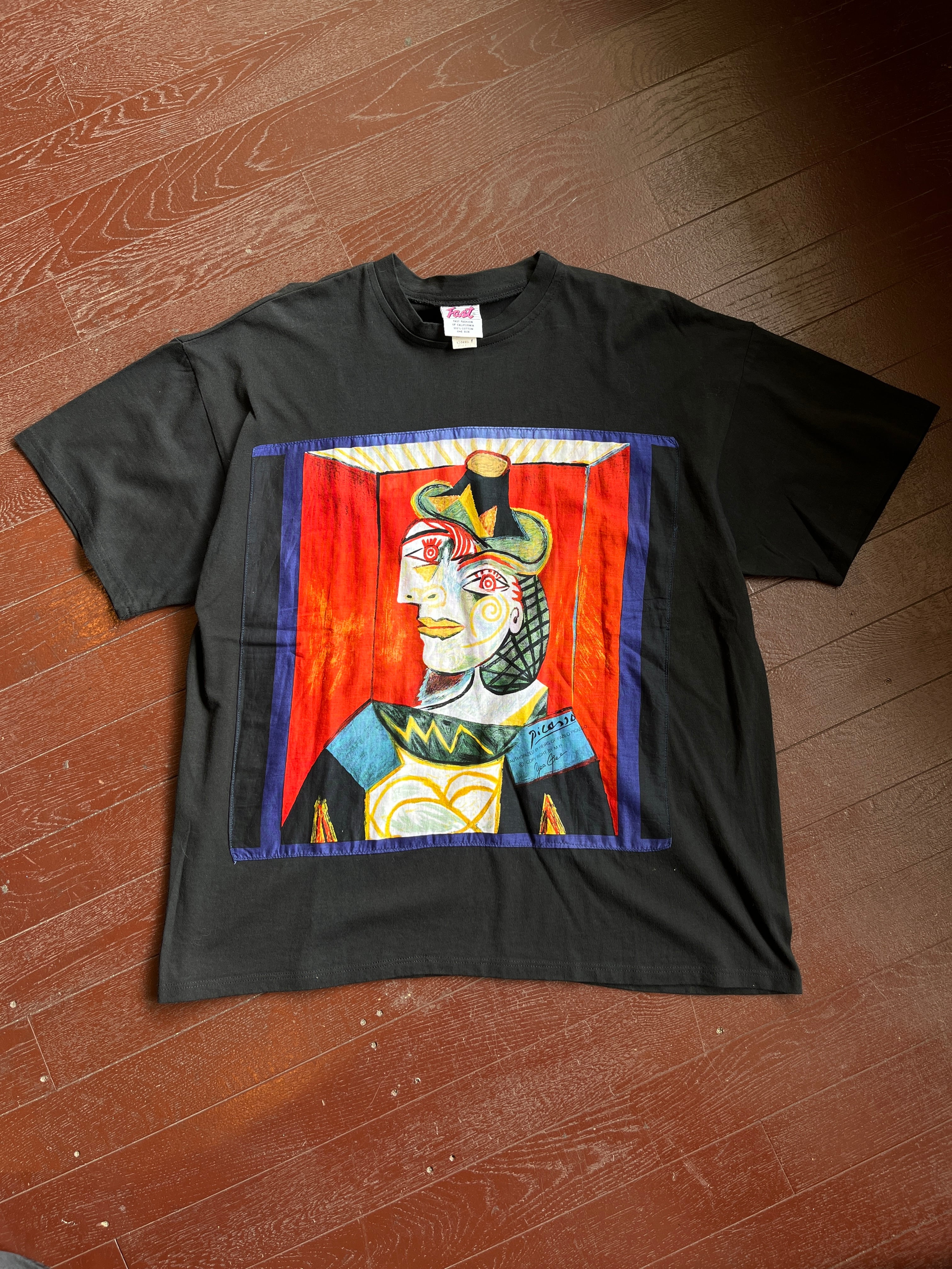 90's Picasso T-shirt ピカソ 1939 Buste de femme XL相当 USA製
