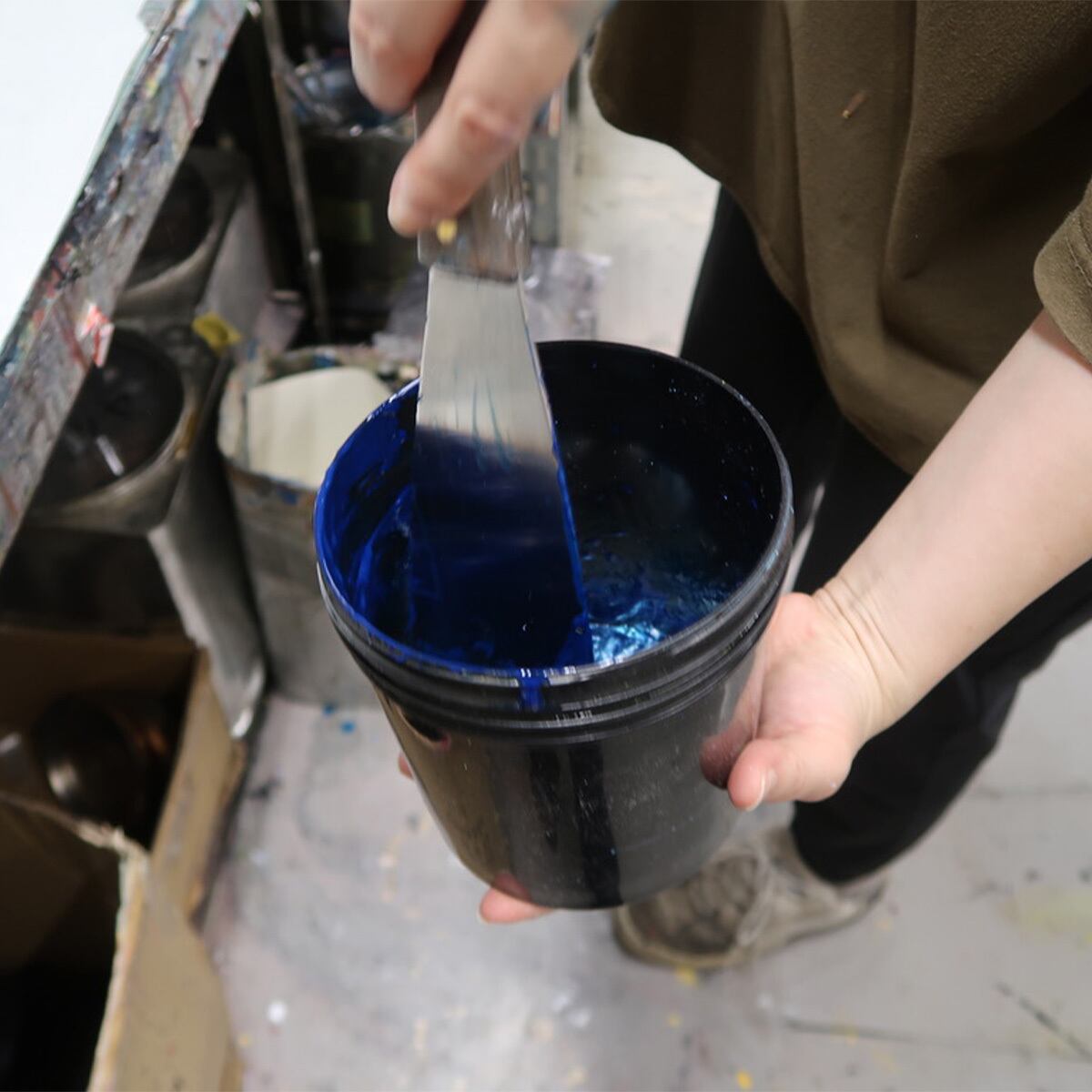 額装シルクスクリーン『羽衣ペンギン』シリアルナンバー・直筆サイン