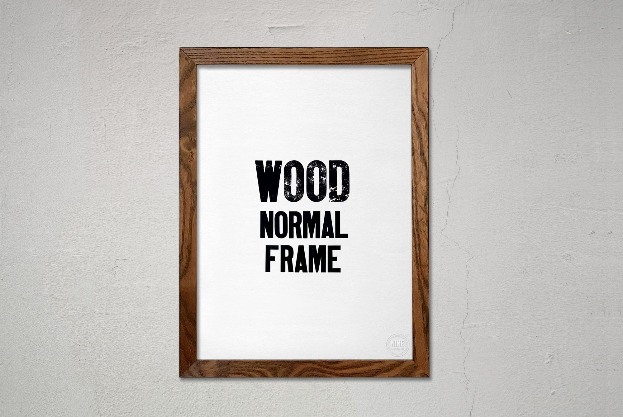 FF14×NINE LETTERPRESS 活版印刷ポスター 額装付きFF14×ナインレター