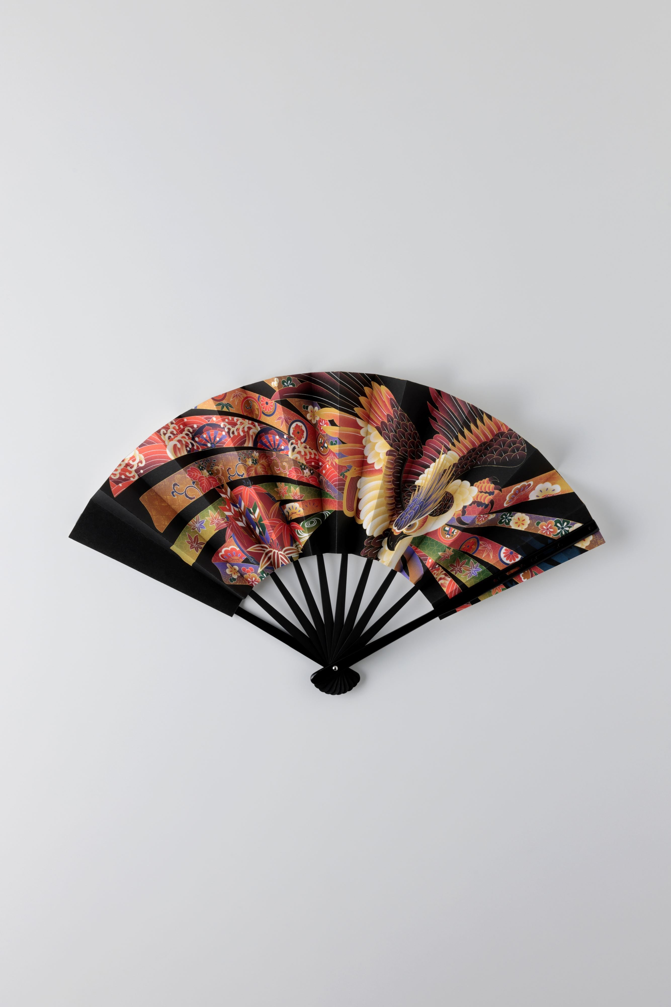 希少】 日本画掛軸扇扇子松太陽