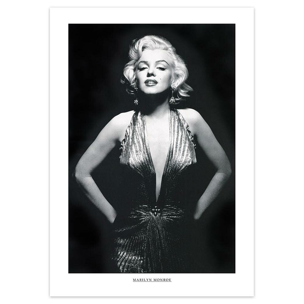 アートポスター643 マリリンモンロー☆ 額縁付き インテリアポスターA4