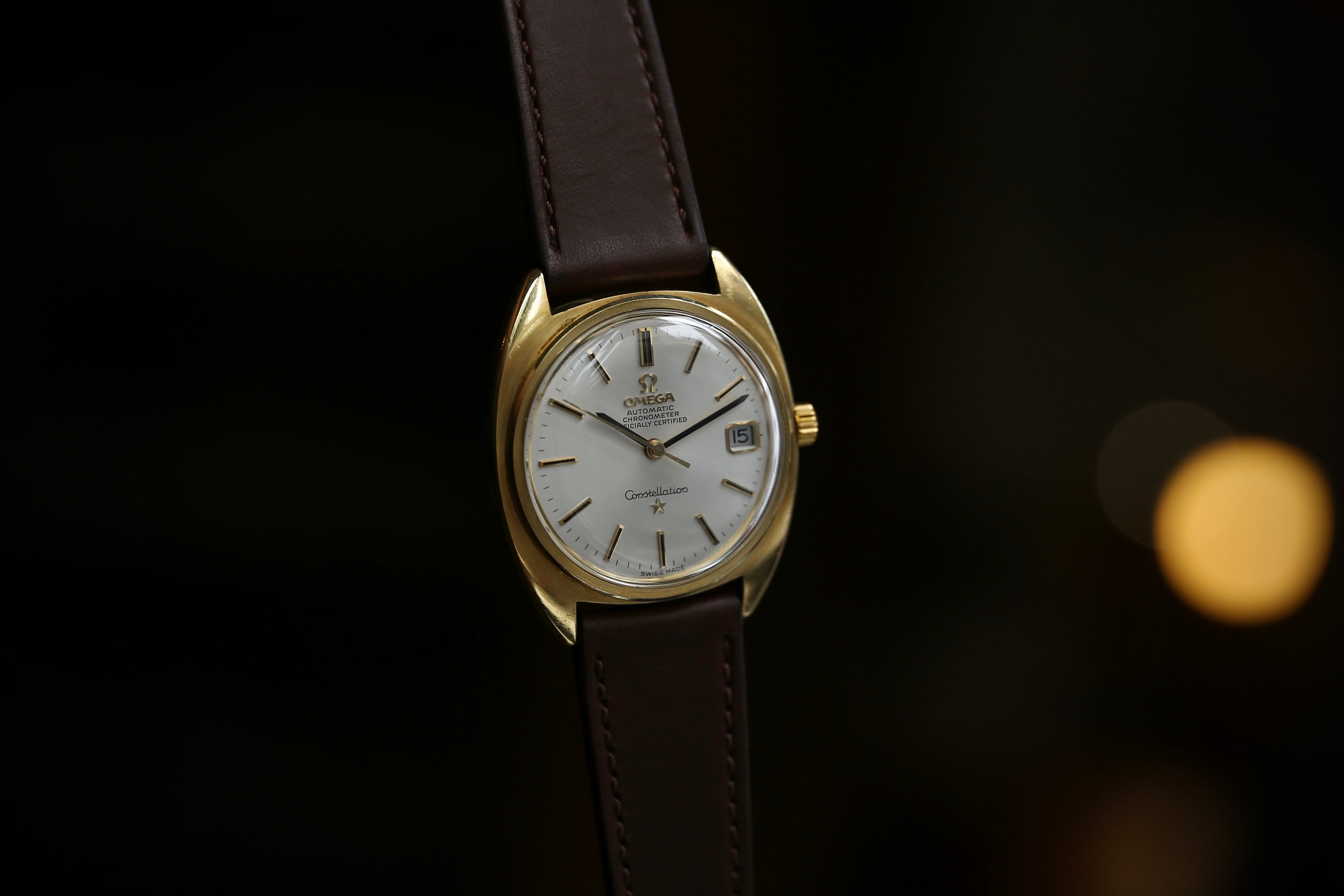 OMEGA】 1968年製 コンステレーション Cラインケース フラットベゼル