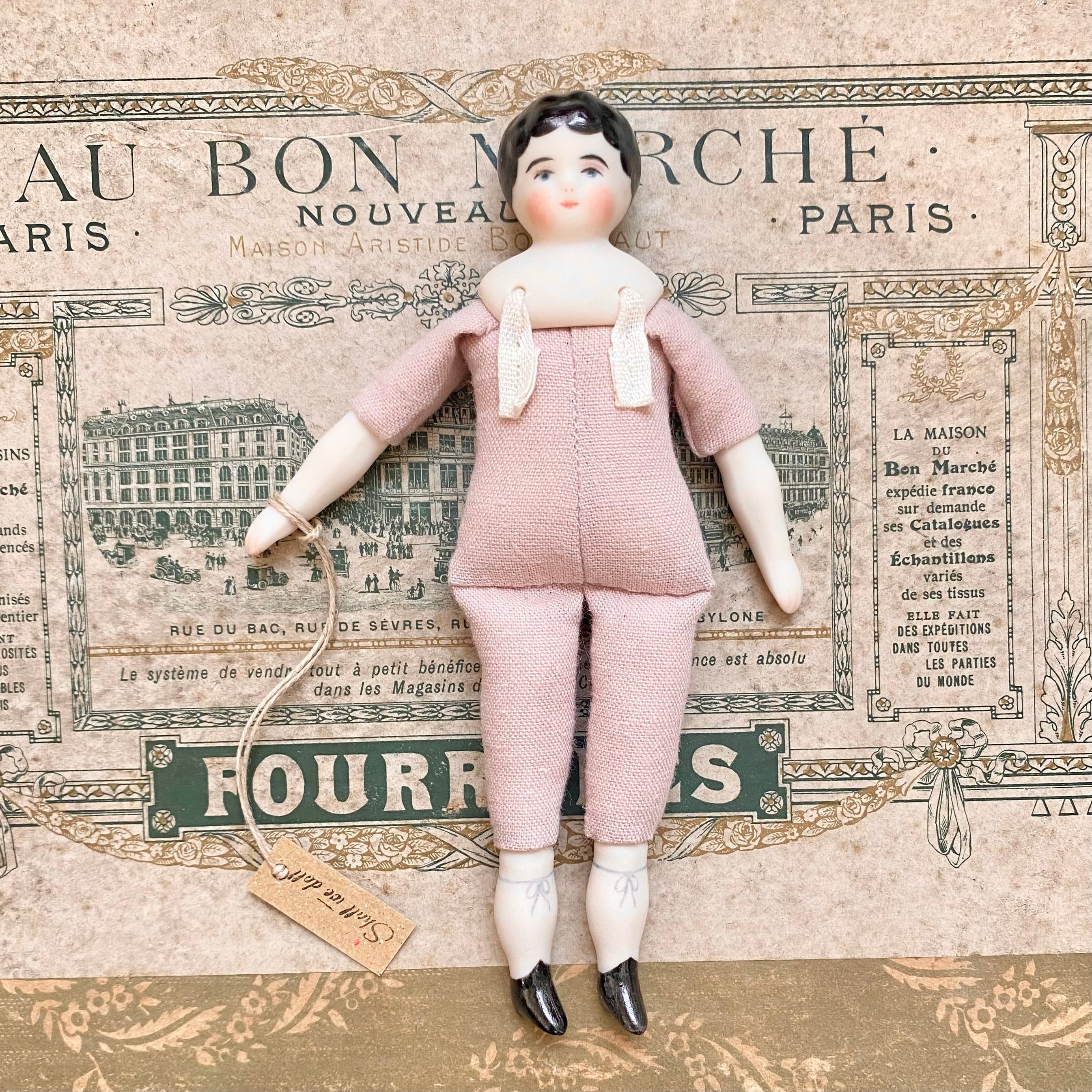 完成ドール】パリアンドール/ビスクヘッドクロスボディー/12.4〜8cm