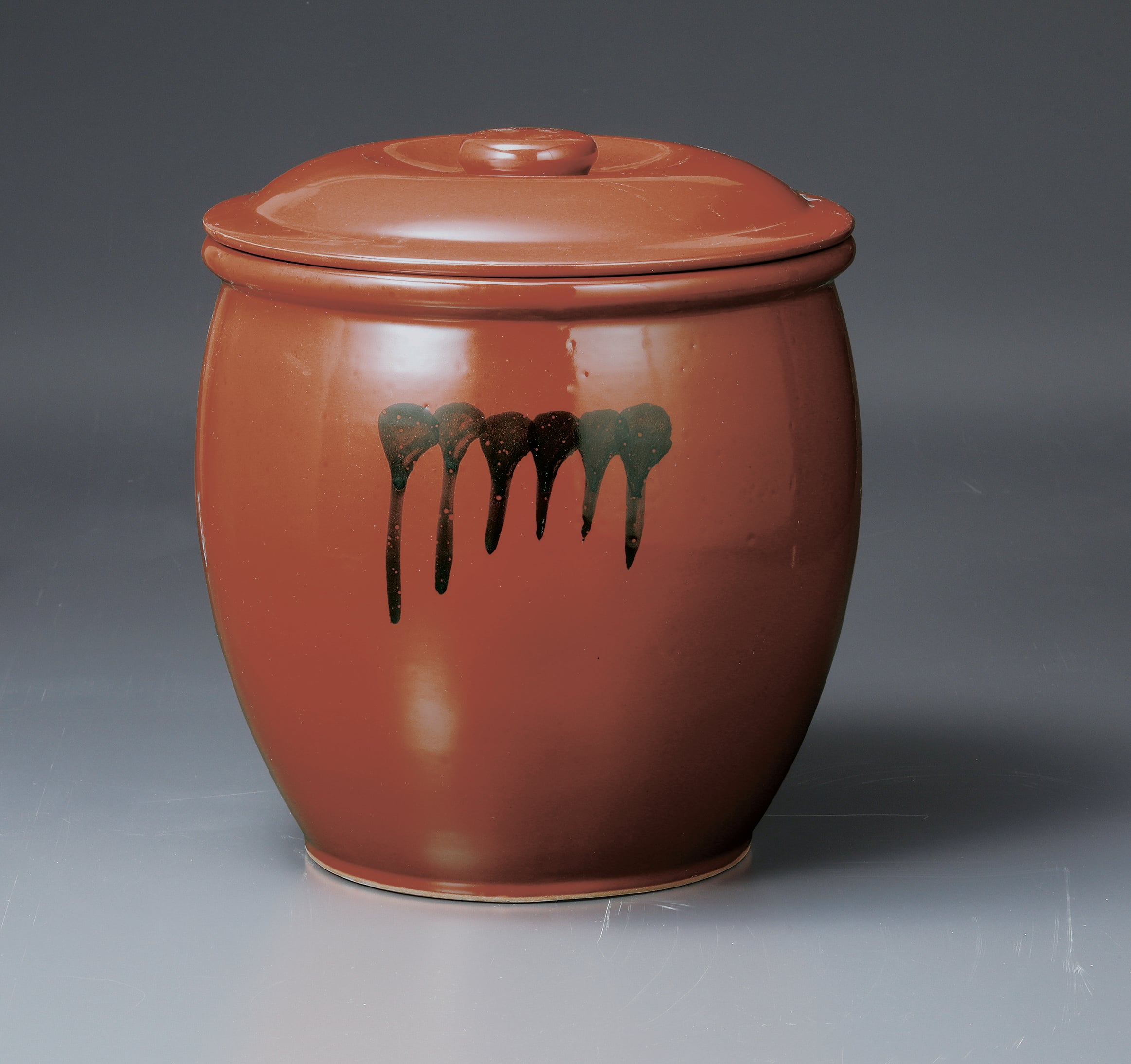 J17 10号 蓋付半胴瓶18L 陶器 甕 保存容器 丸カメ 漬物 | ヤマキイカイ