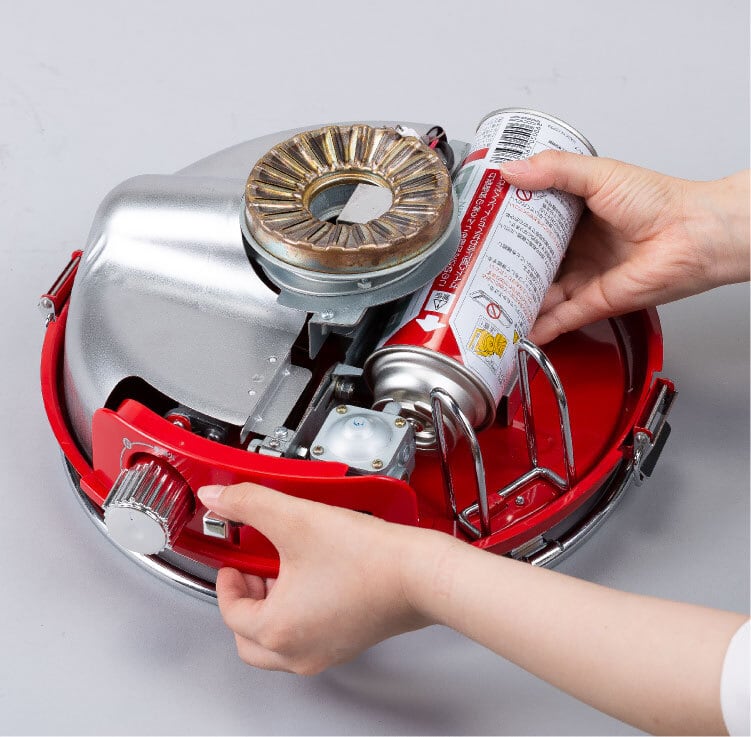 センゴク・アラジン ポータブルガスストーブ レッド SAGBF01-R