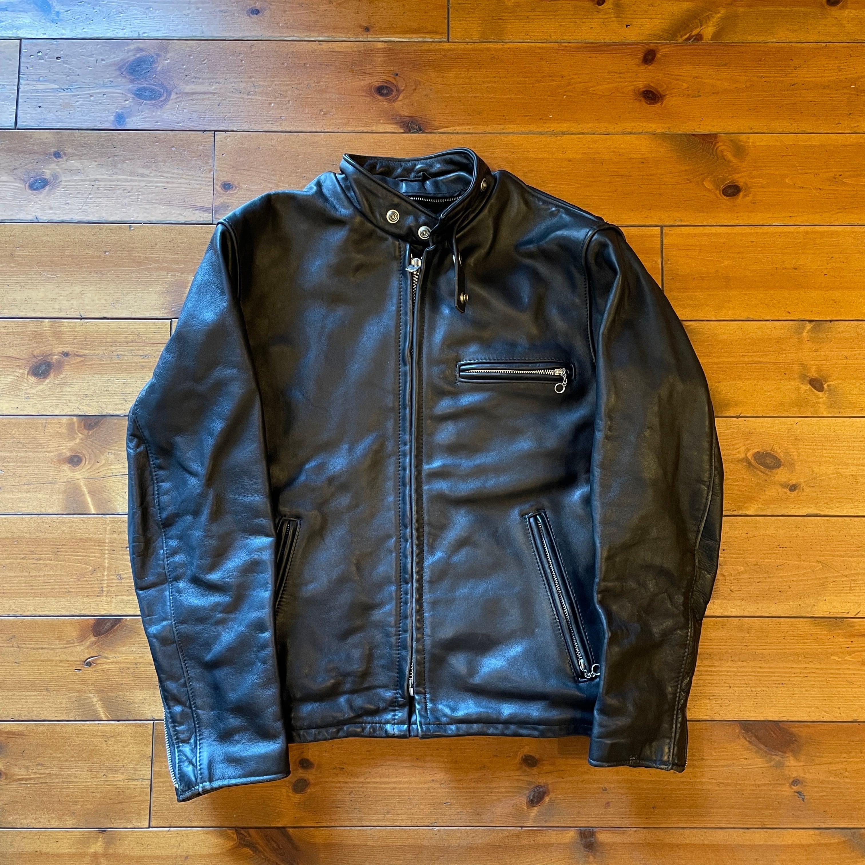 schott 641 ライナー付 米国製 牛革ジャン 38 ショット 美品 美品