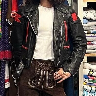 70-80s Kawasaki leather riders jacket | CIRCUS VINTAGE