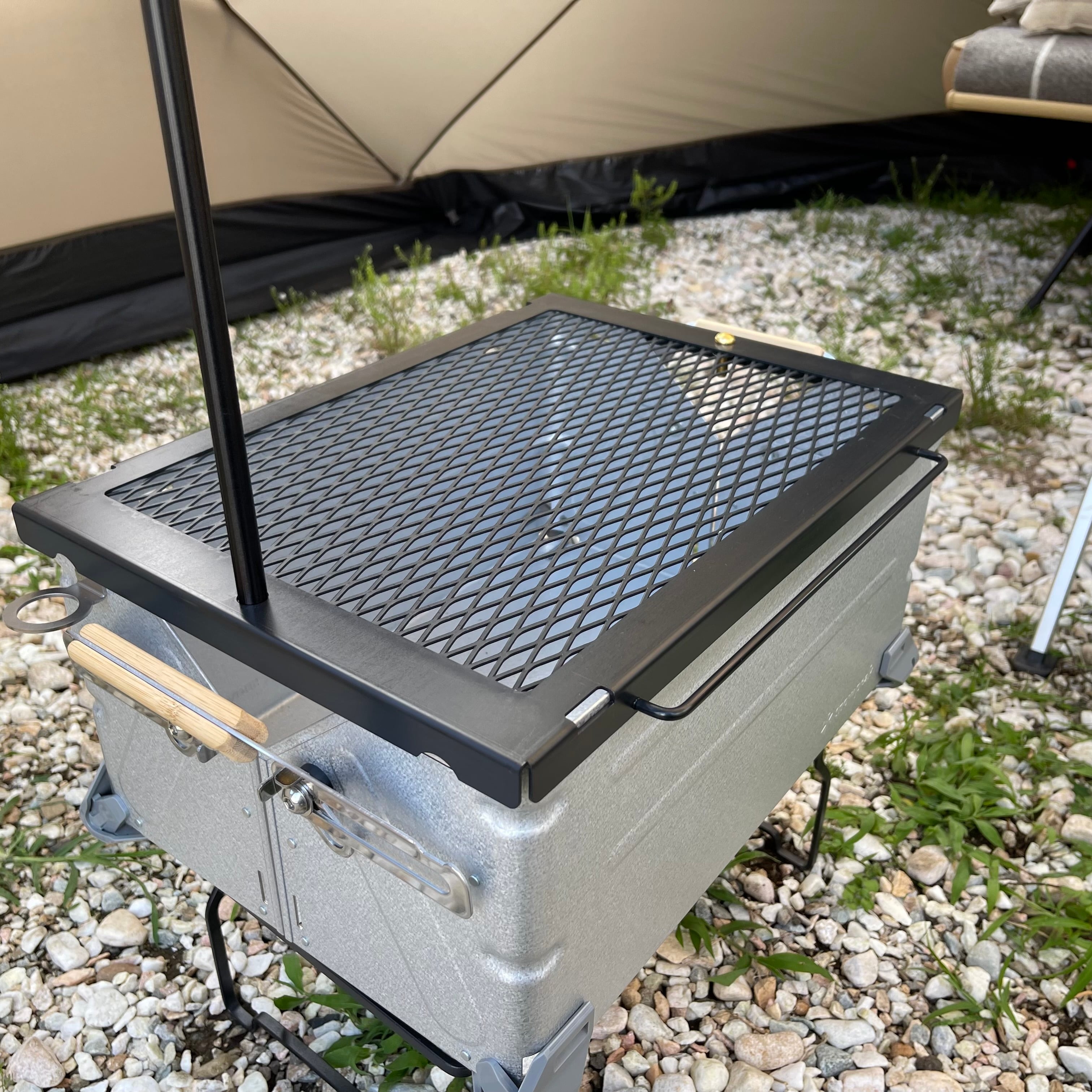 シェルコン25 アイアントップクロス 天板 ブラック スノーピーク | 802