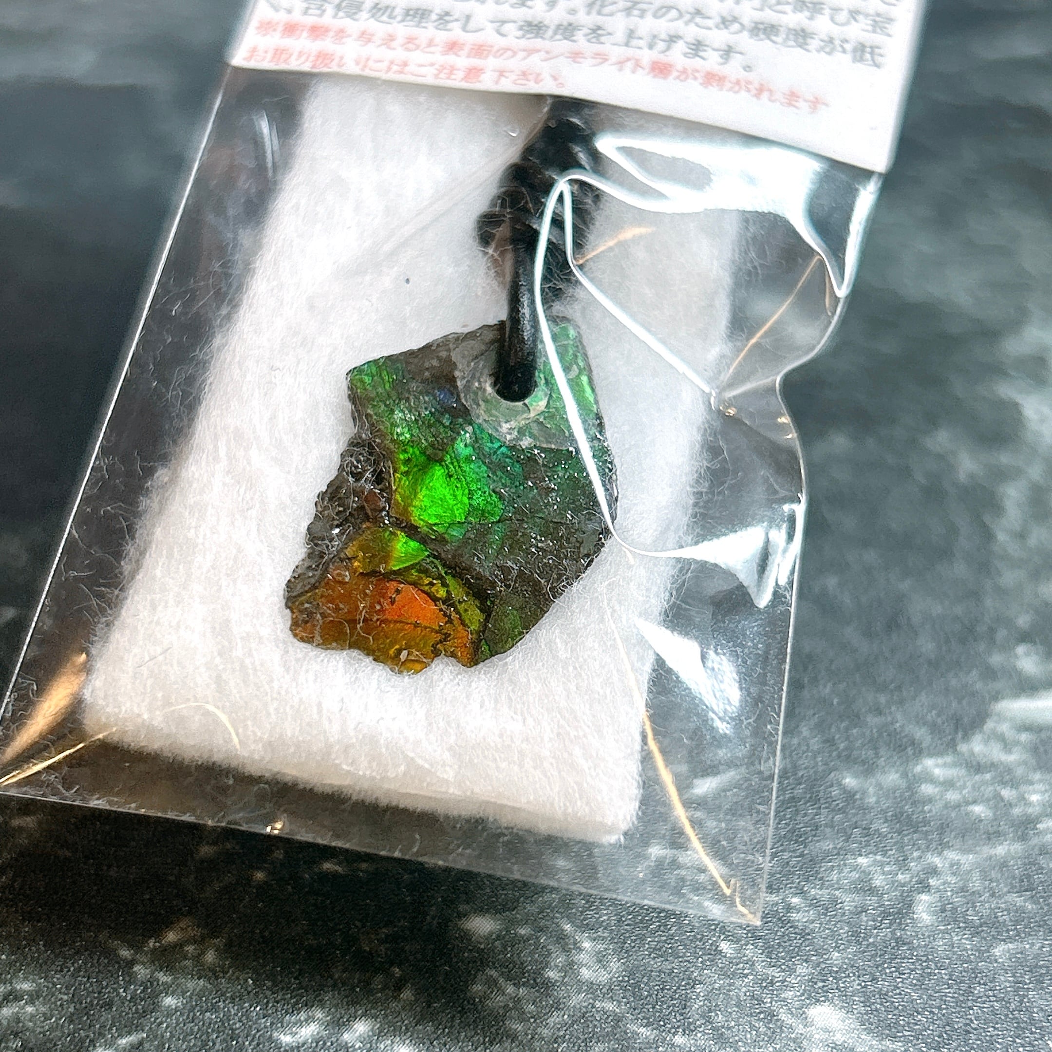 アンモライト カナダアルバータ産 アンモライト原石 化石 アンモナイト