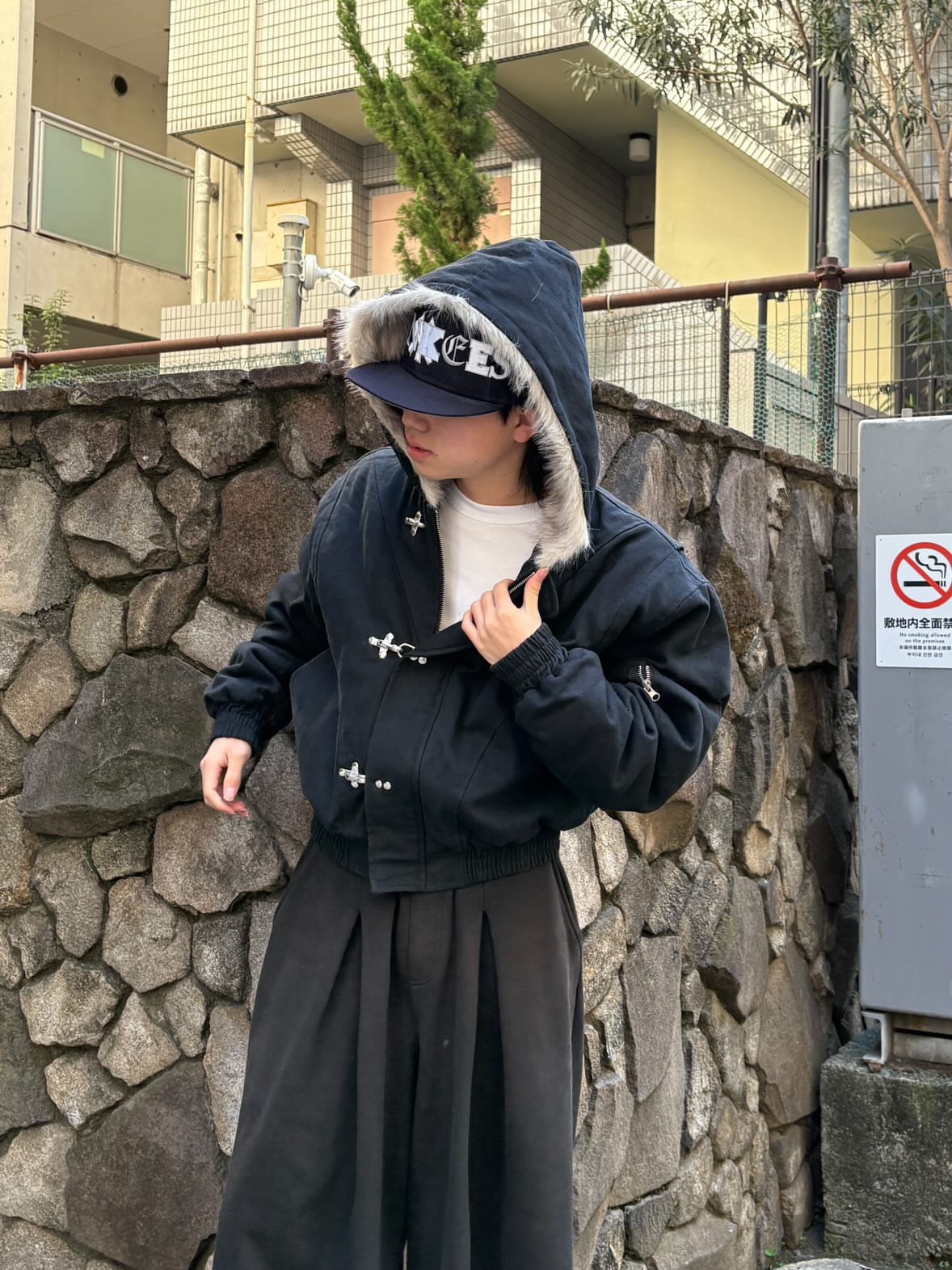 ファー付きファイヤーマンジャケット el1481 | elev fashion store