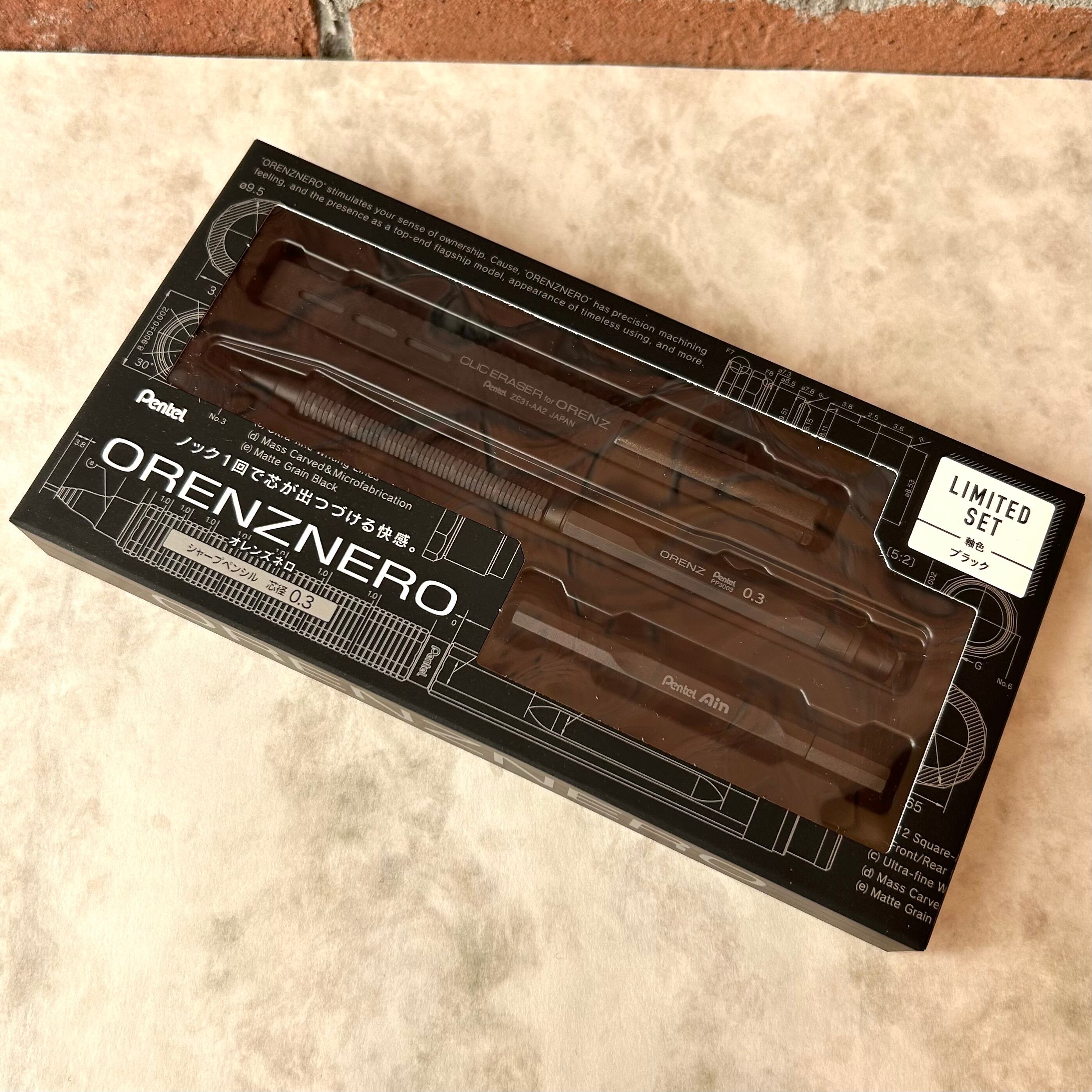 限定品】ぺんてる 0.3シャープペンシルver.「オレンズネロ リミテッド