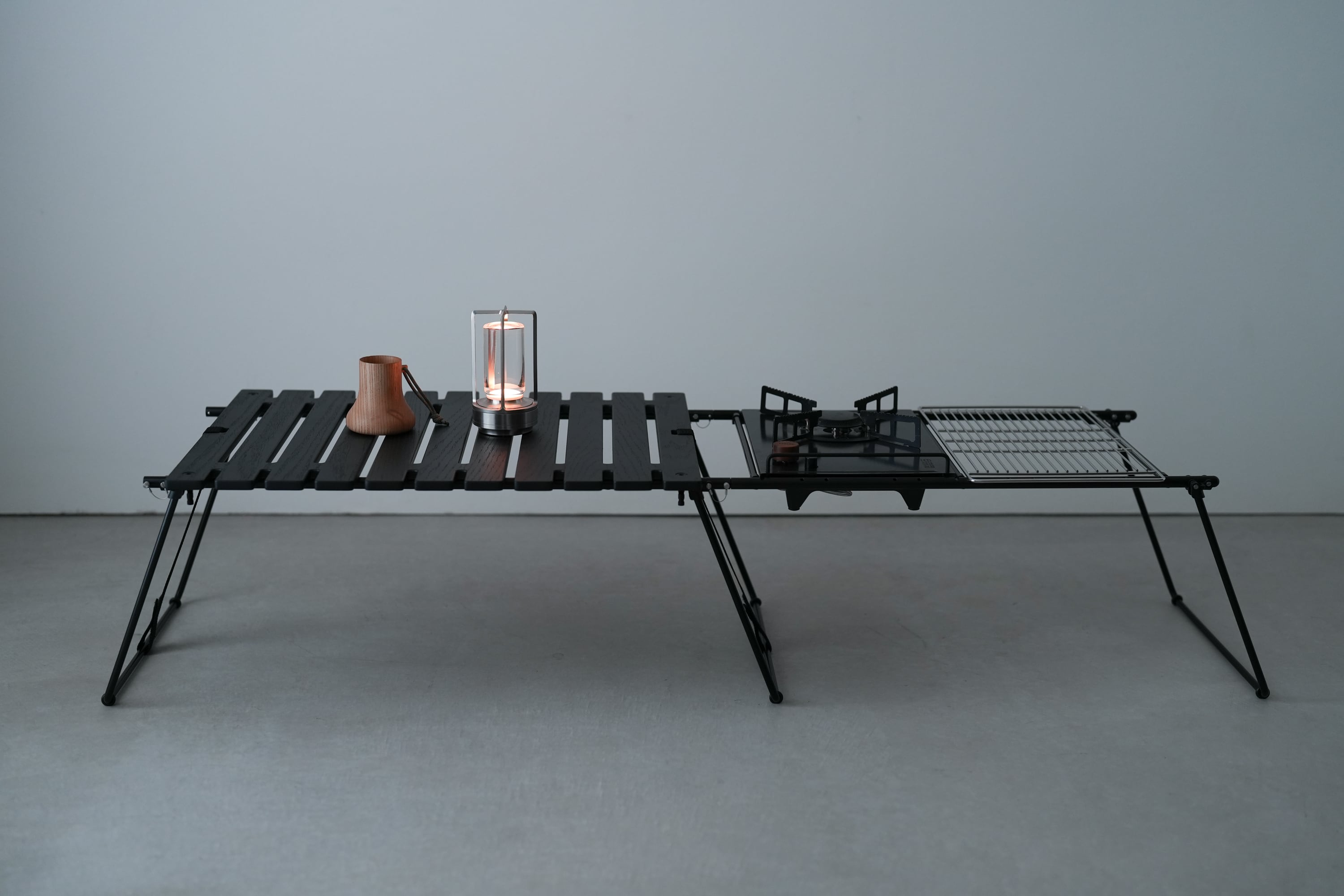 hxo Stripe Table Black | hxo design jp