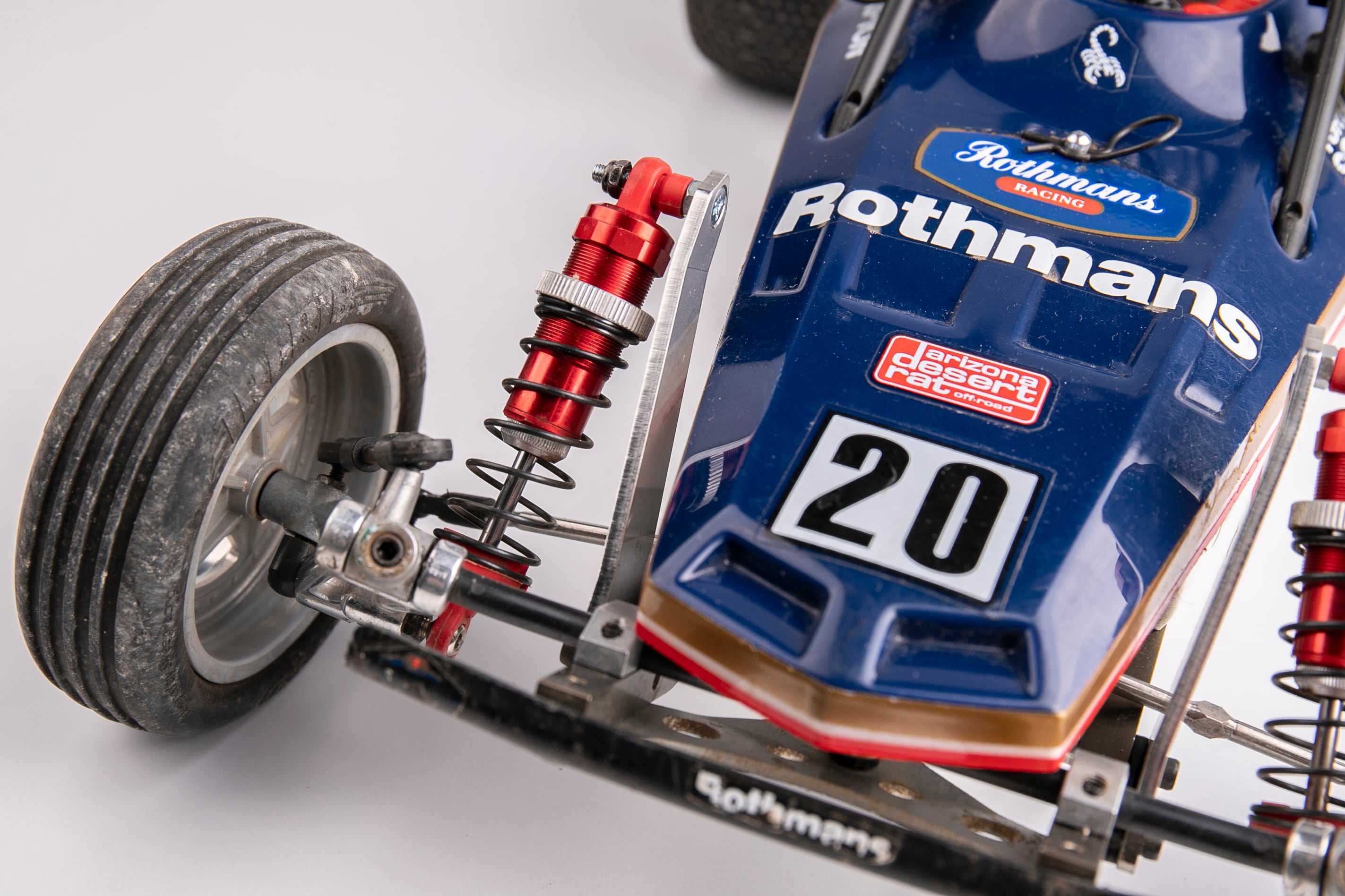 ハードフロントショックステーKYOSHO ターボスコーピオン用ステンレス