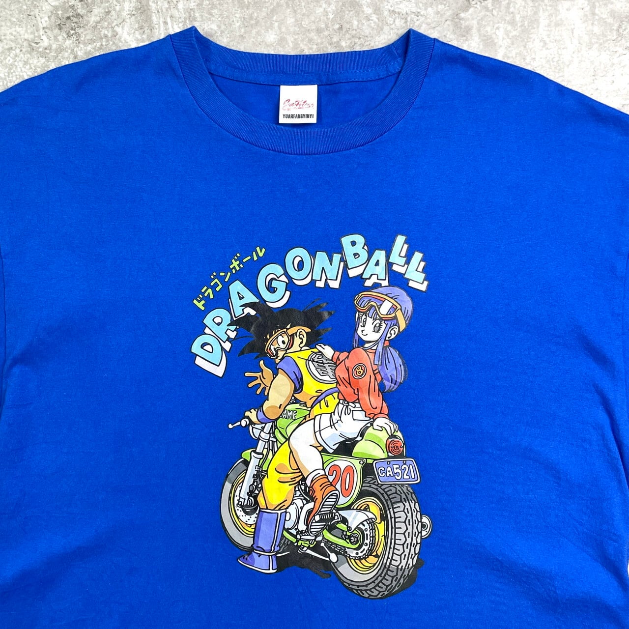 DRAGON BALL ドラゴンボール 孫悟空 ブルマ キャラクタープリント T
