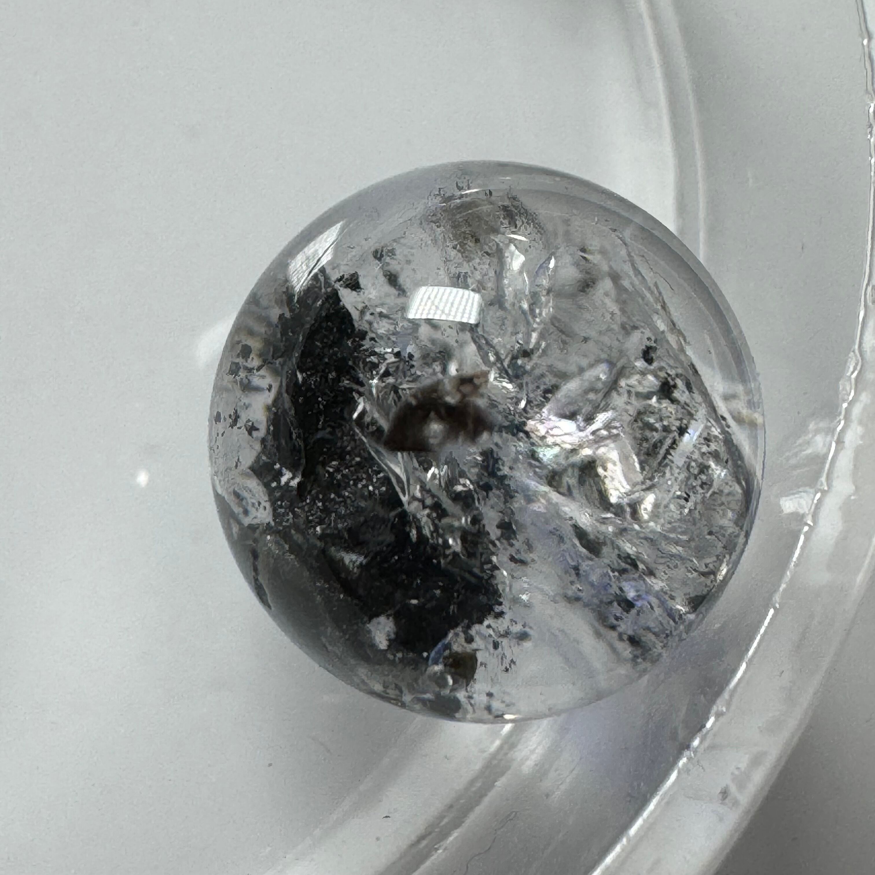 水入り水晶丸玉 約13.2㎜ | 天然石 Kanon stone