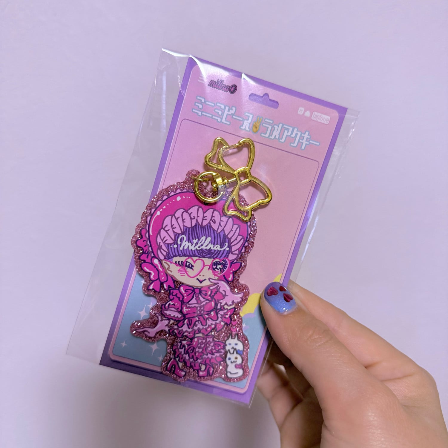 ミニミピース ラメアクキー | カワイイカルト オンラインショップ