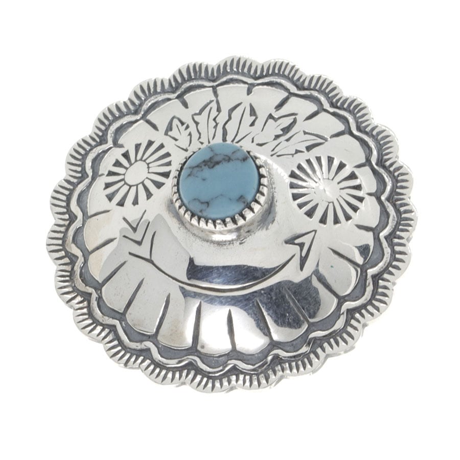 シルバー925 コンチョ インディアンジュエリー ターコイズ | cielcraft