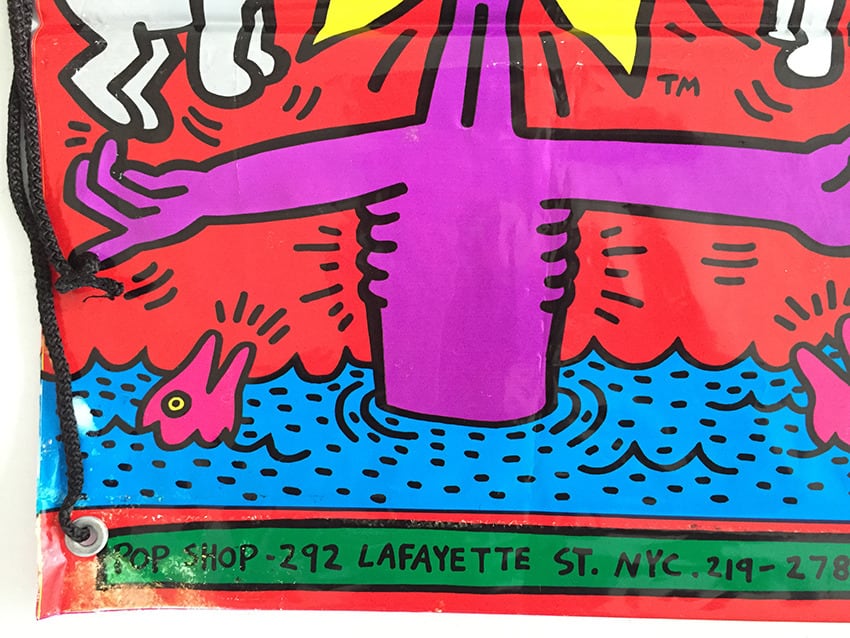 キースヘリング pop shop NY オリジナル・ポスター1985 キースヘリング