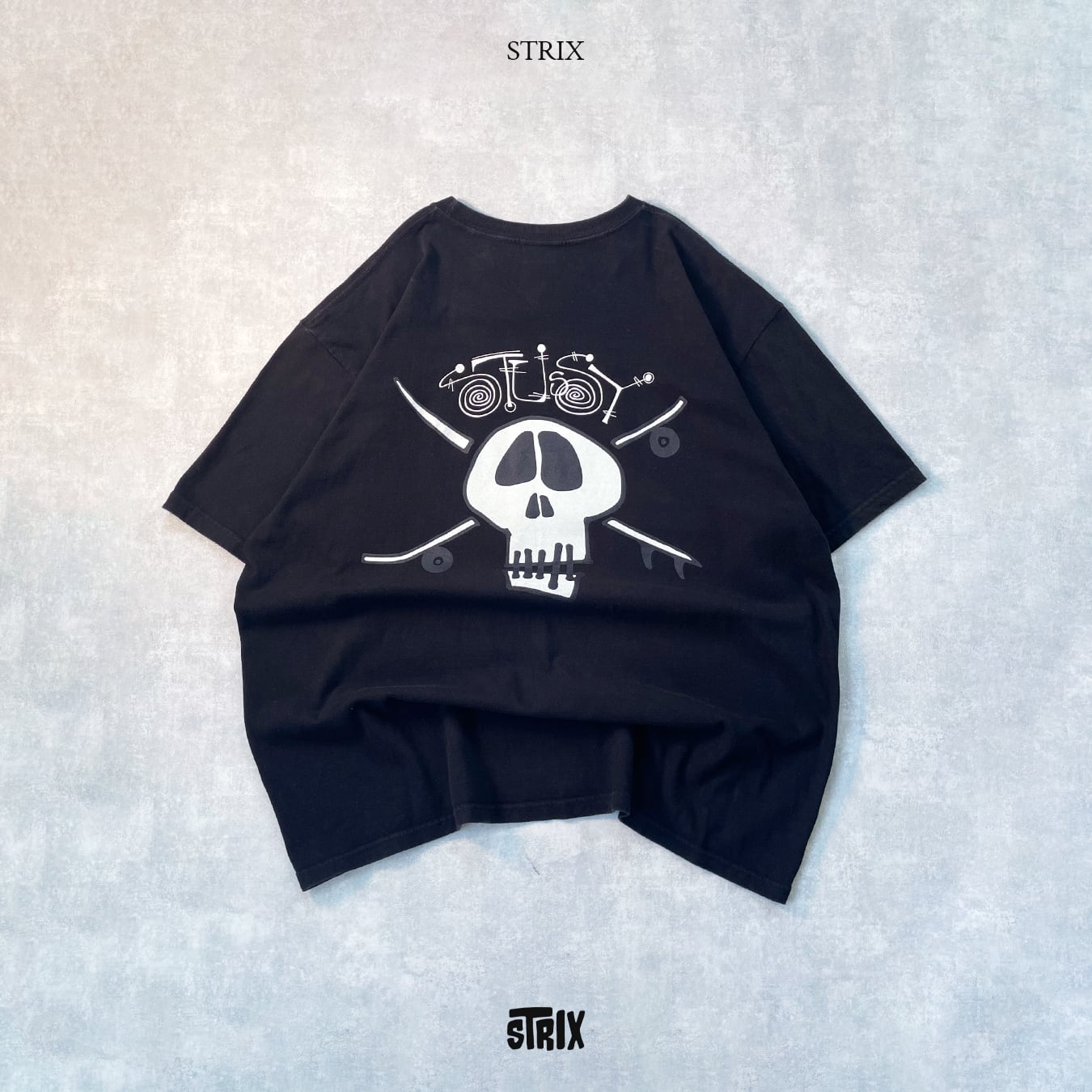STUSSY】 ステューシー SURF SKATE SKULL Tee サーフスケートスカル